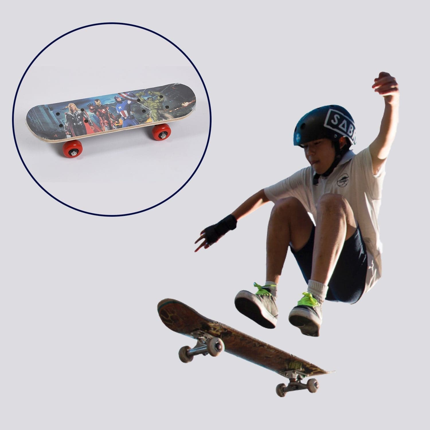 Knx Lightweight Wood Skateboard for Kids, Teens, Adults thumbnail 4