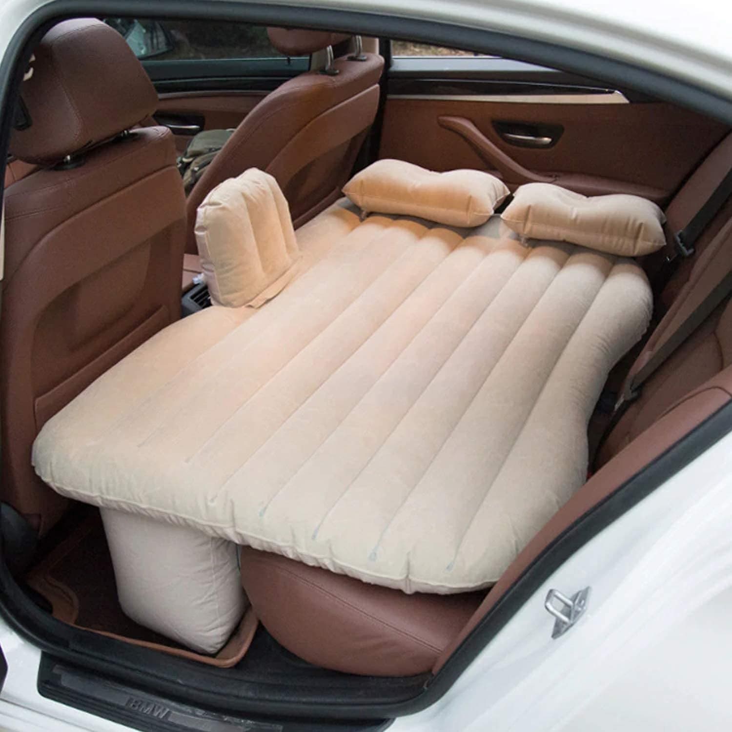 Comfy Car Camping: Inflatable Bed with Pillows & Pump (Portable) thumbnail 1