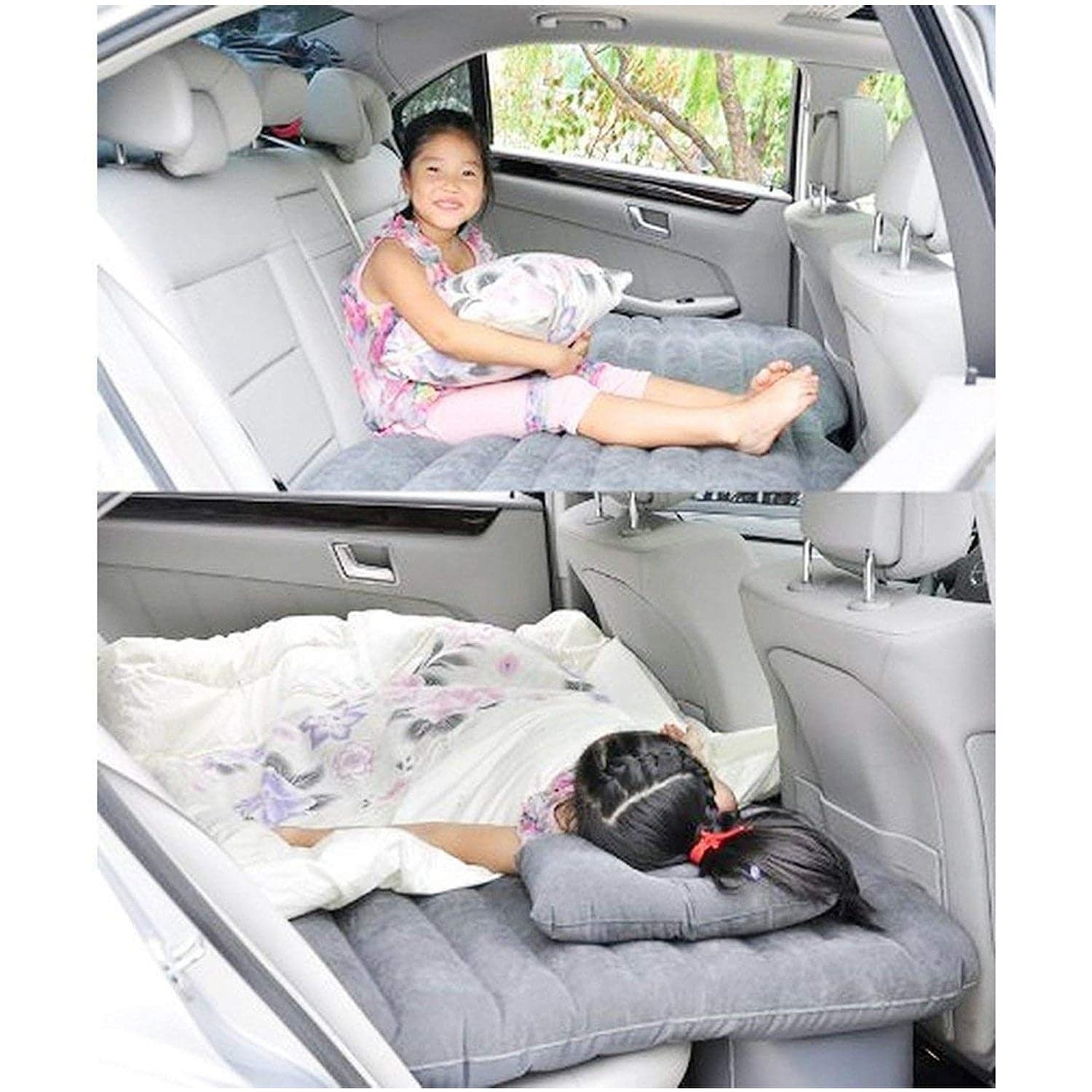 Comfy Car Camping: Inflatable Bed with Pillows & Pump (Portable) thumbnail 3