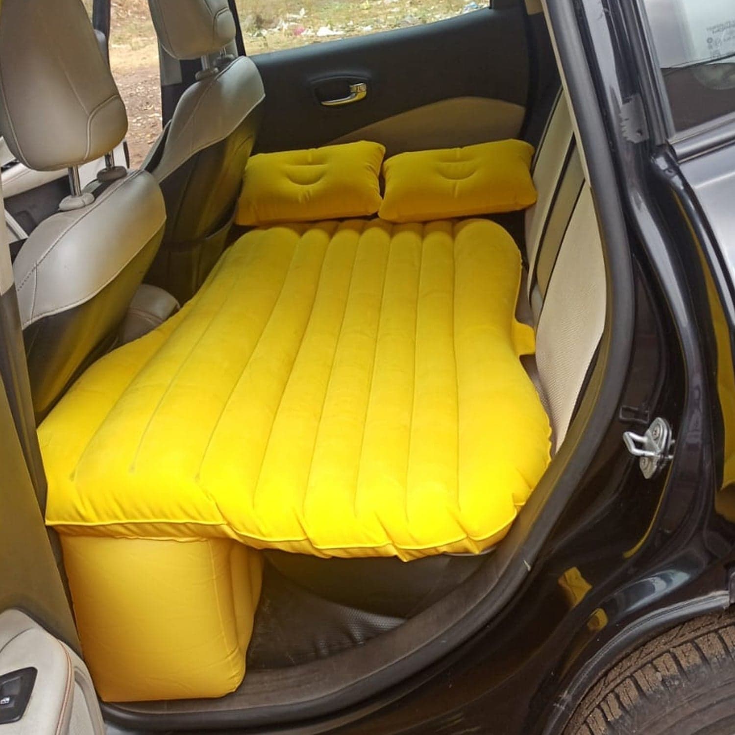 Comfy Car Camping: Inflatable Bed with Pillows & Pump (Portable) thumbnail 4