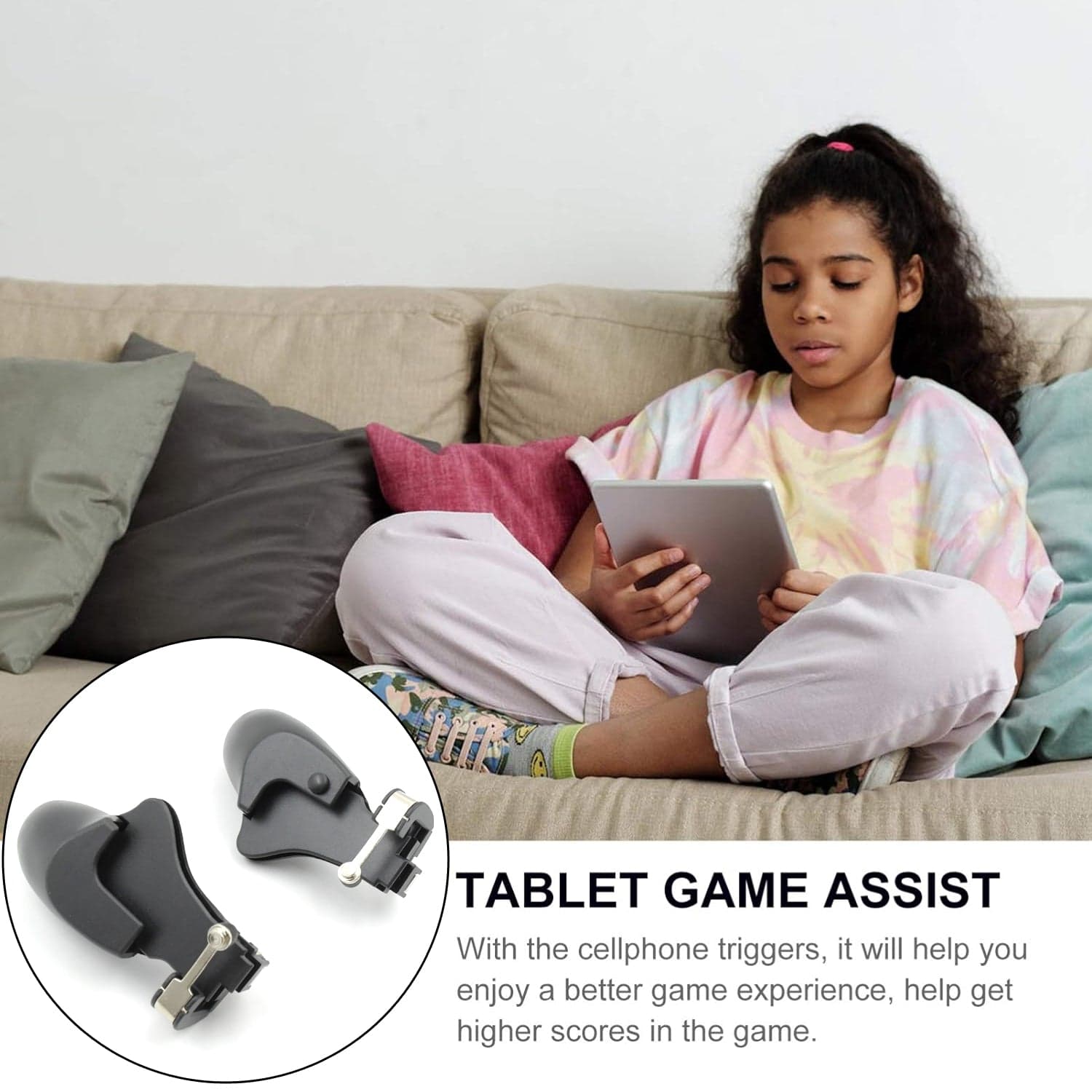 PUBG Mobile Game Metal Controller Joystick Attachment Accessory thumbnail 7