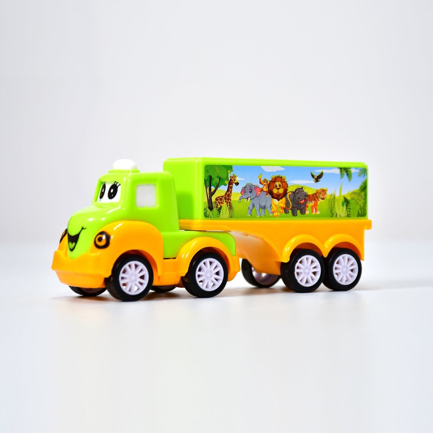Small Green and yellow Toy Truck. thumbnail 4
