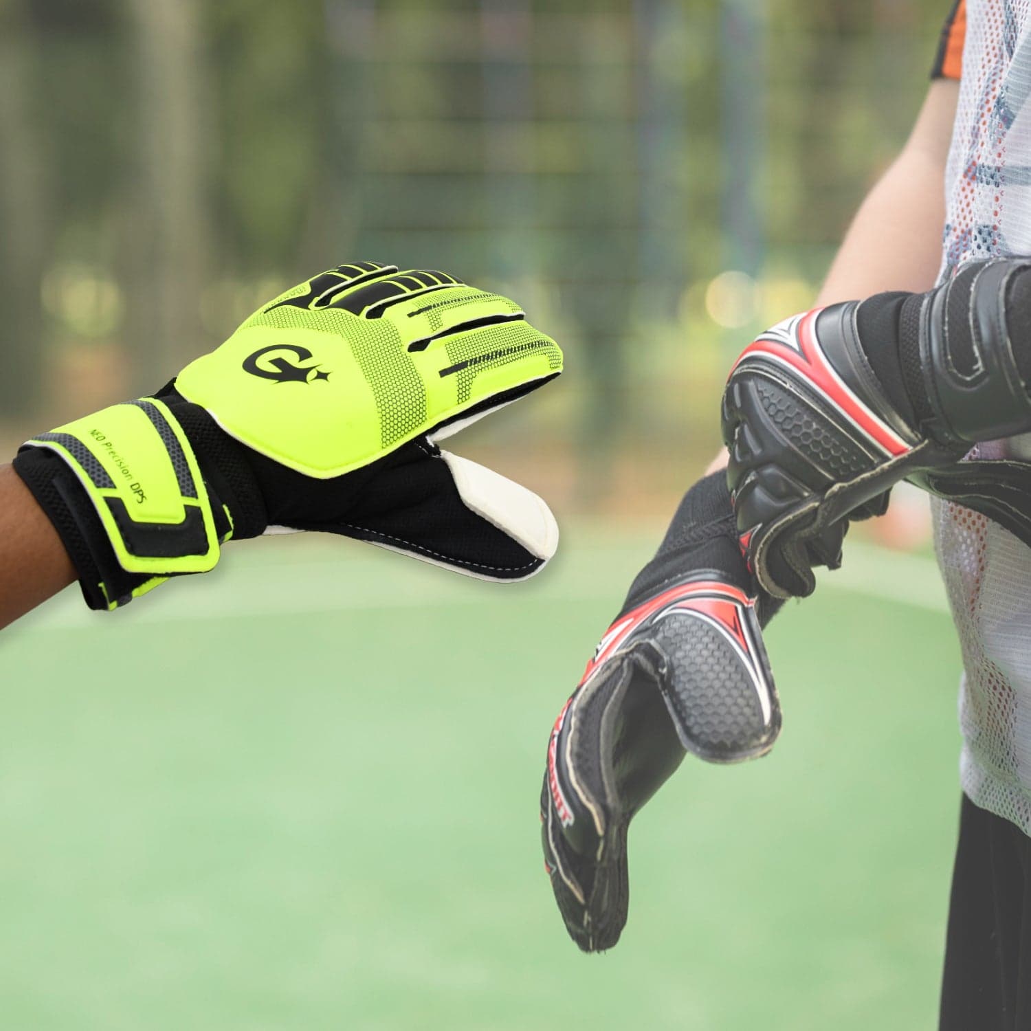 Multi Function Finger Protection Sports Kids Goalkeeper Gloves thumbnail 3