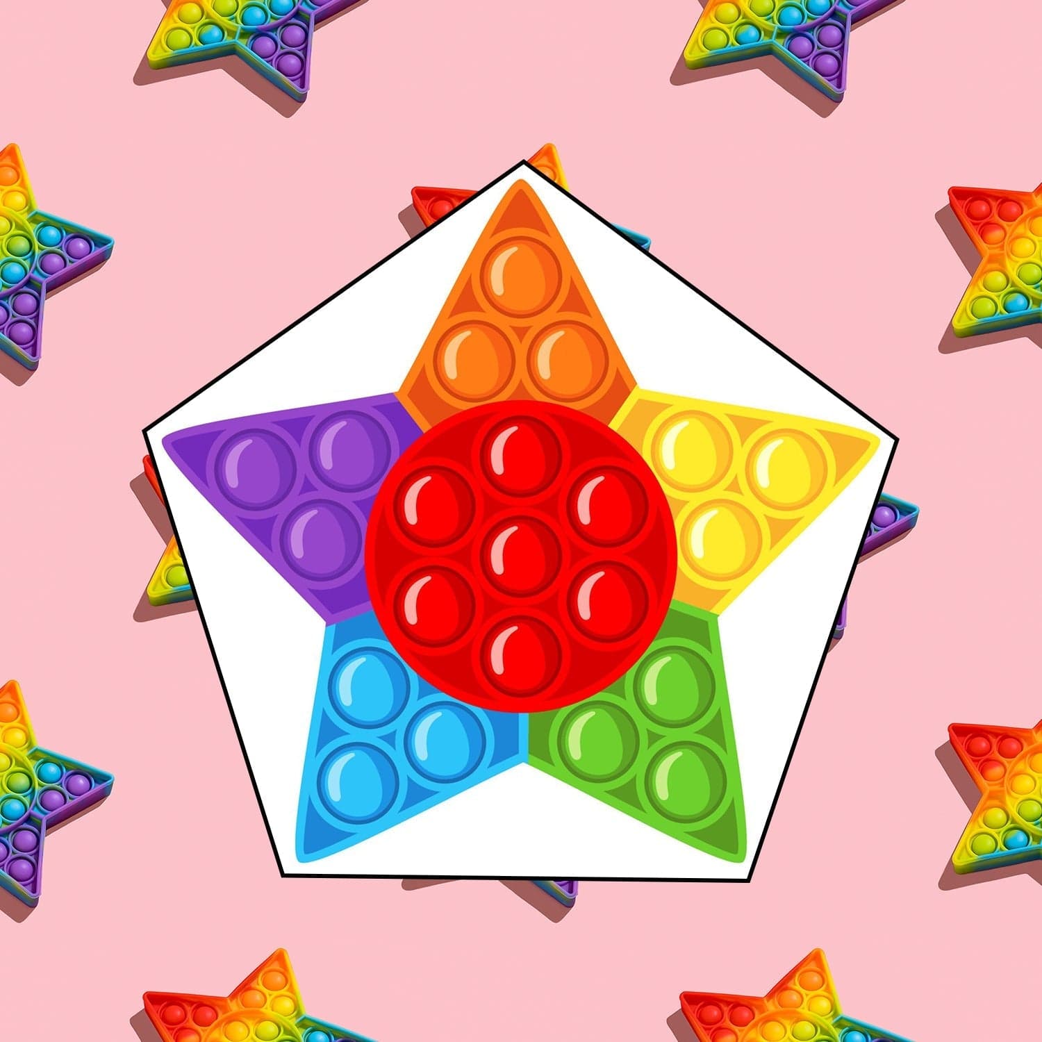 Star Fidget Toy and fidget tool Used for playing purposes and all, especially for kids. thumbnail 4