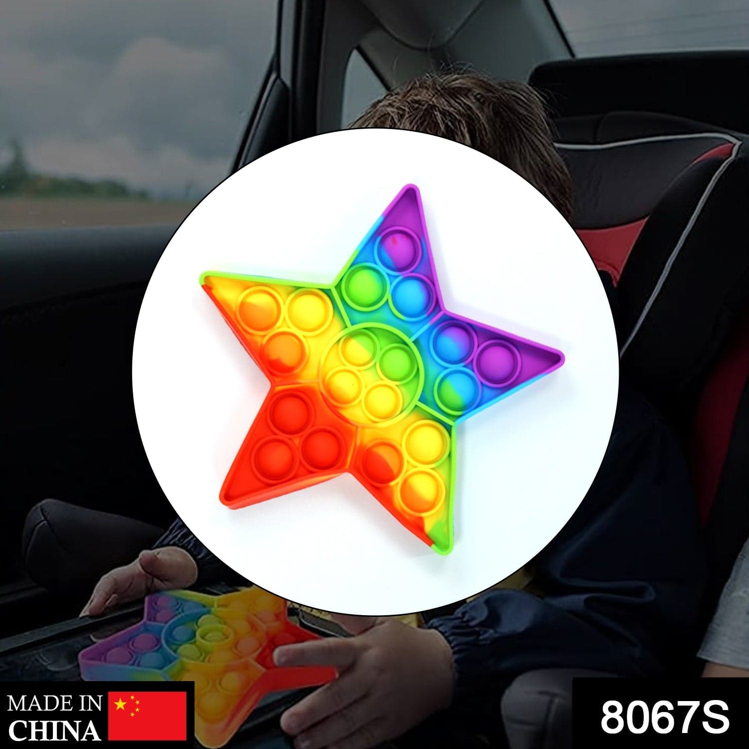 Push Bubble Fidget Sensory Toy,Autism Special Needs Silicone Stress Relief Toy,Great Fidget Toy Sensory Toys Novelty Gifts For Girls Boys Kids Adults thumbnail 2
