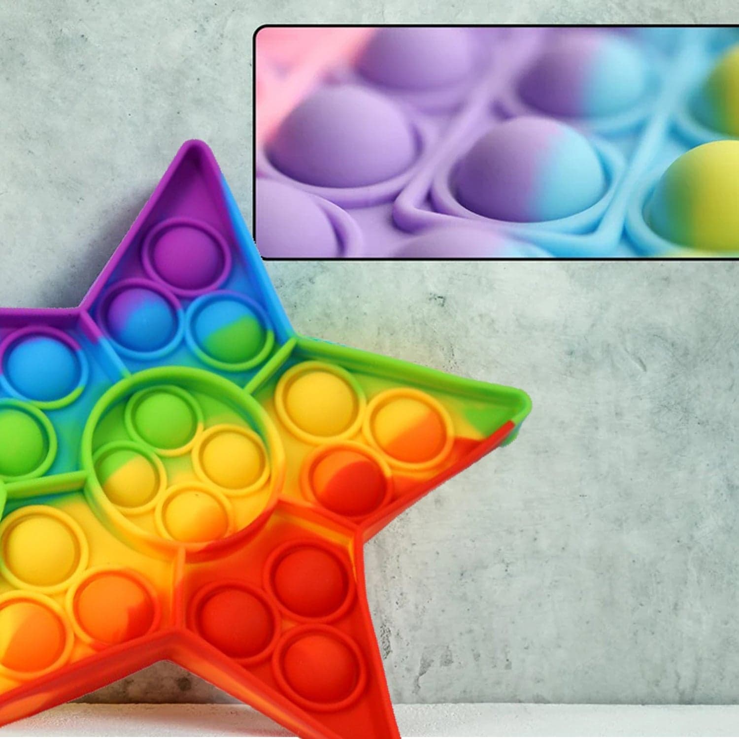 Push Bubble Fidget Sensory Toy,Autism Special Needs Silicone Stress Relief Toy,Great Fidget Toy Sensory Toys Novelty Gifts For Girls Boys Kids Adults thumbnail 3