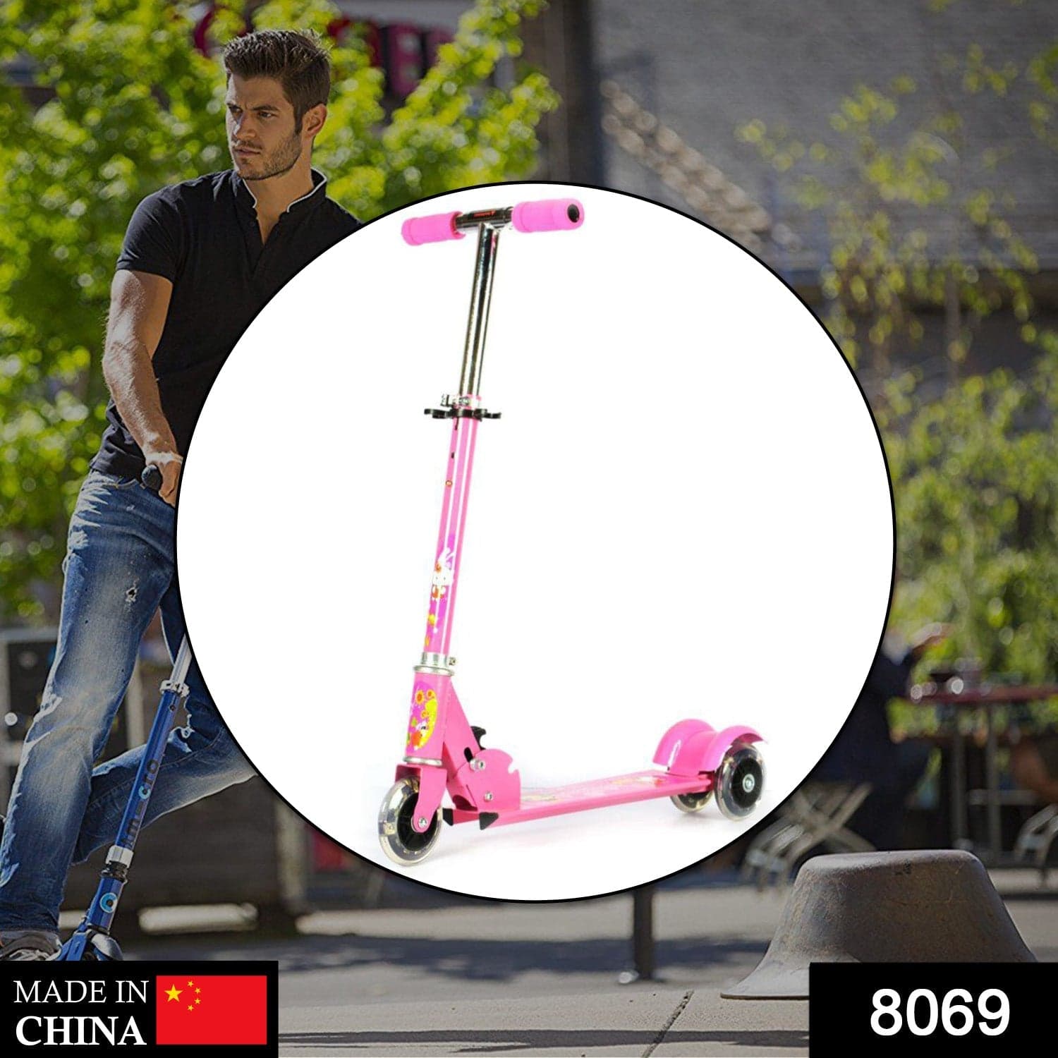Kids Scooter and cycle for kids for playing and enjoying purposes. thumbnail 2