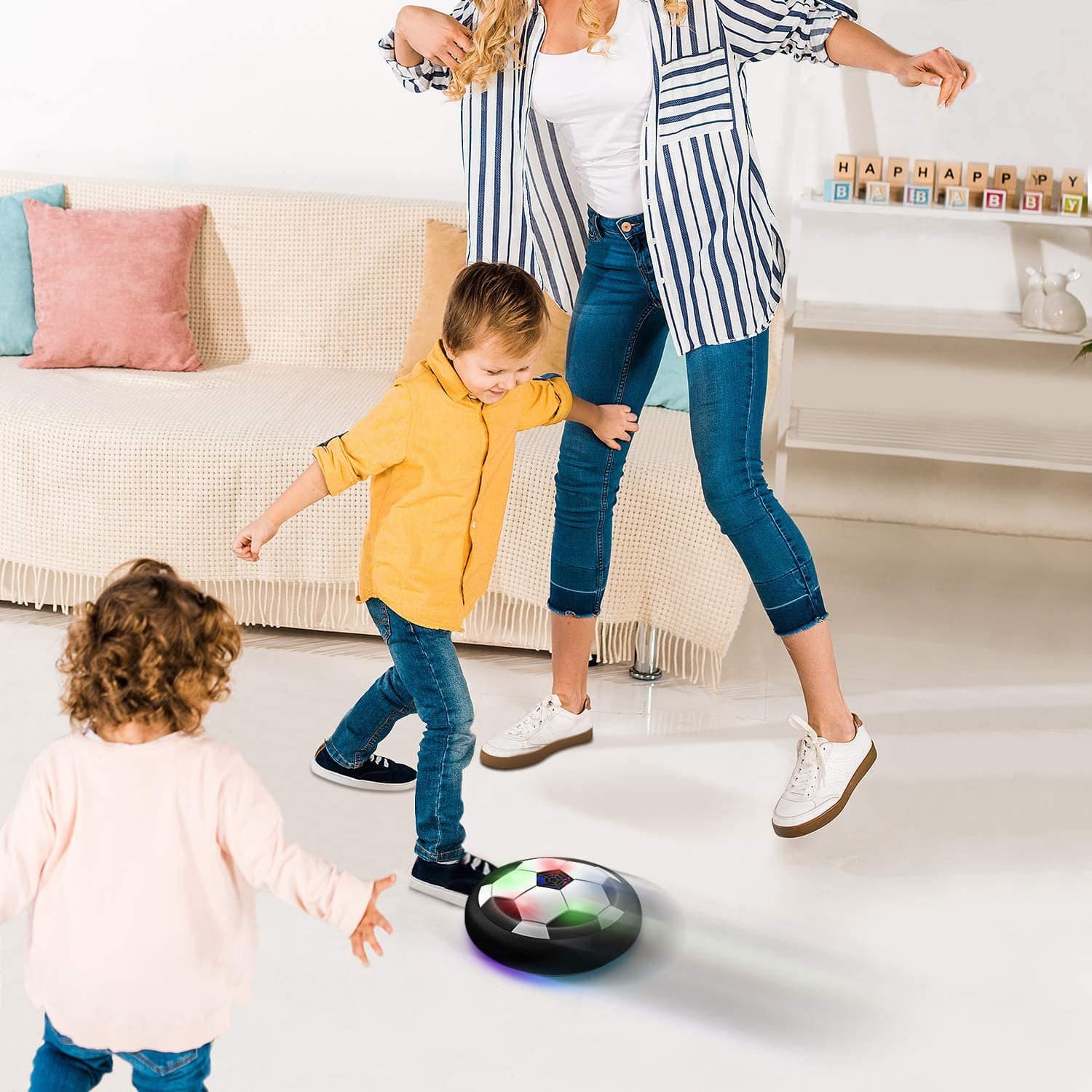 Amazing Hover LED Ball used in all households and playing purposes for kids and children's etc. thumbnail 1