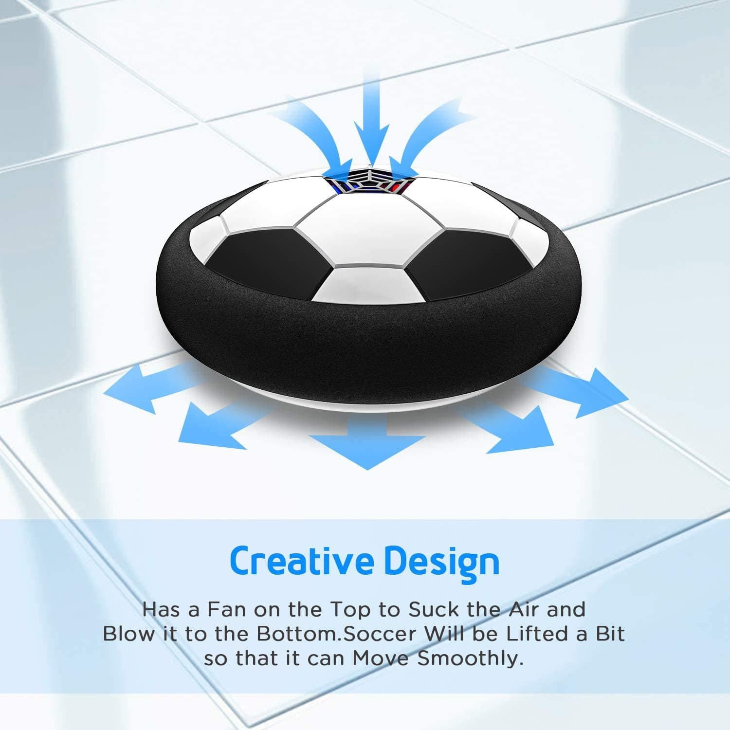 Amazing Hover LED Ball used in all households and playing purposes for kids and children's etc. thumbnail 7