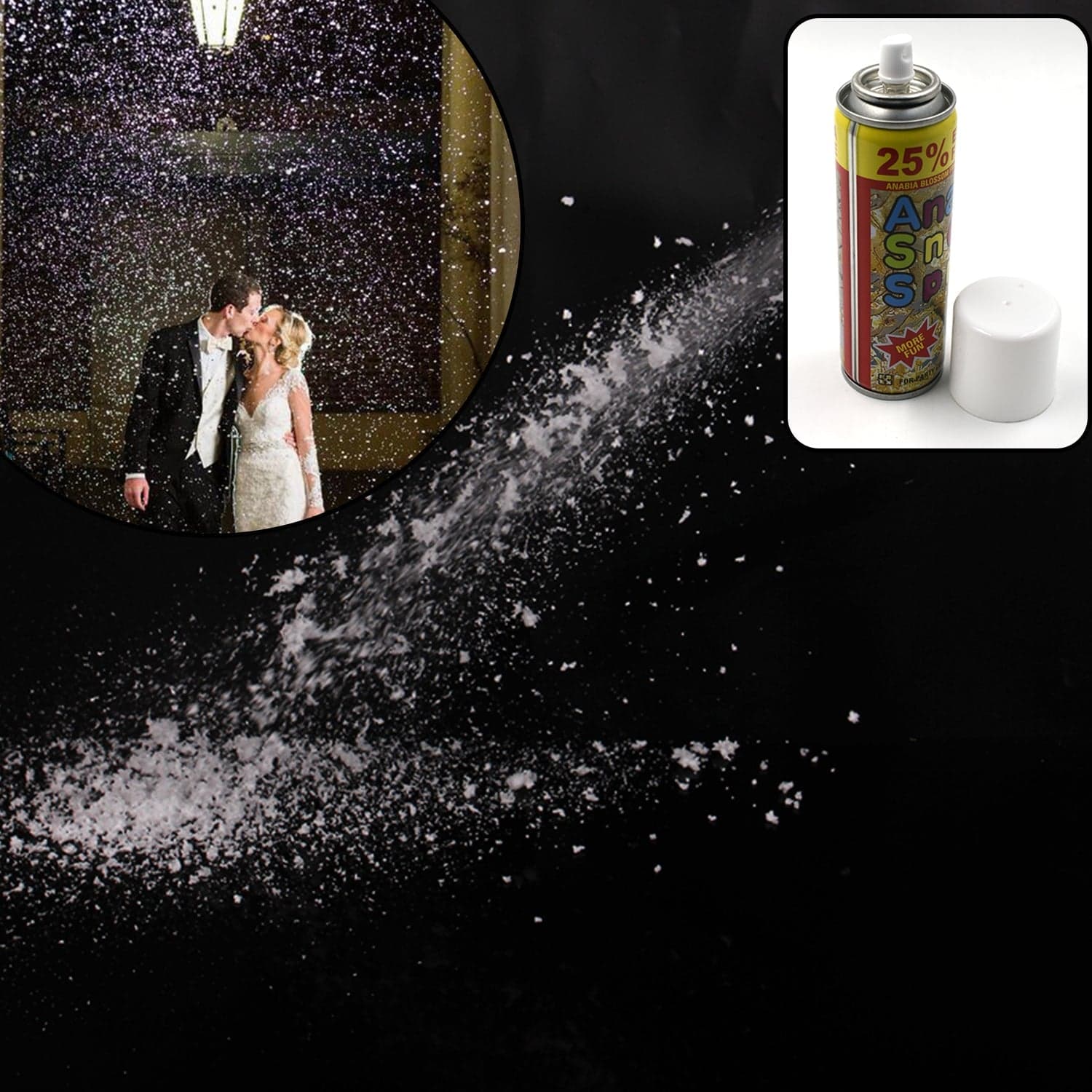 Party Snow Spray - Festive Celebratory Foam for Events & Gatherings thumbnail 1