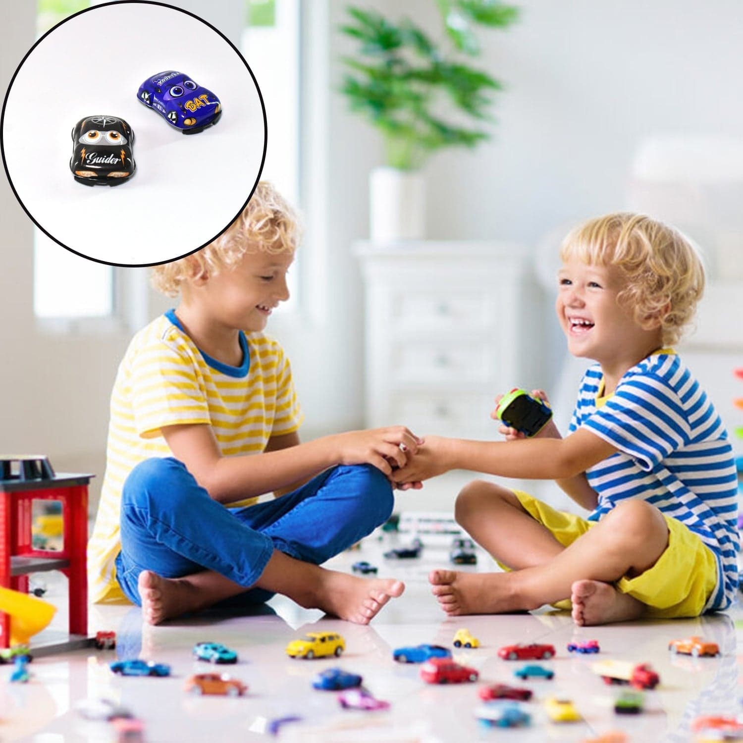 30 Pc Mini Pull Back Car Widely Used By Kids And Children's For Playing Purposes. thumbnail 3
