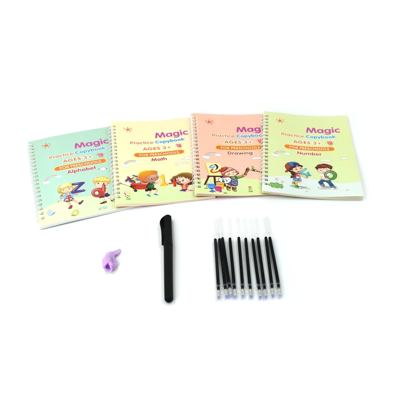 4 Pc Magic Copybook Widely Used By Kids, Children'S And Even Adults Also To Write Down Important Things Over It While Emergencies Etc. thumbnail 4
