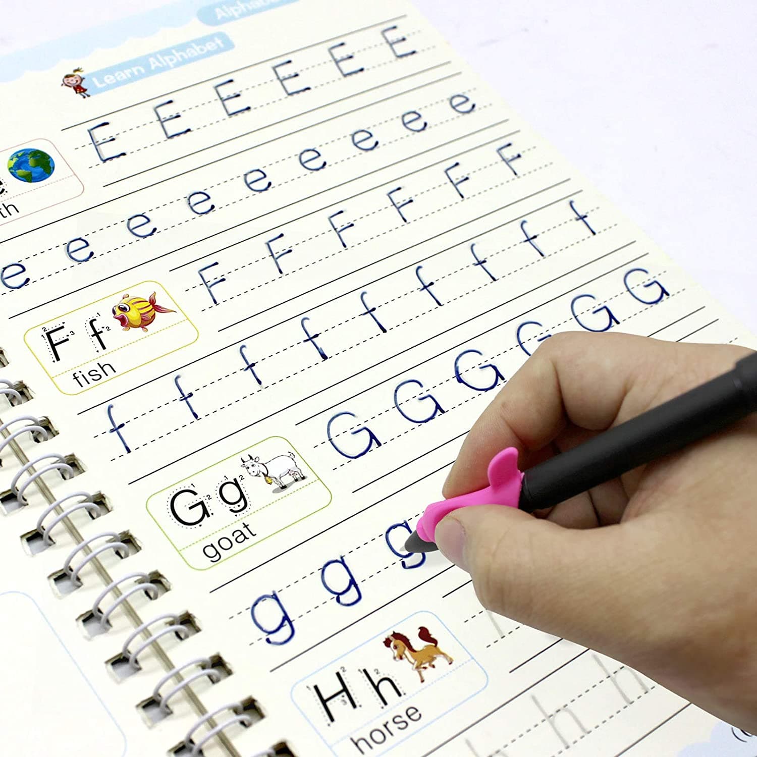 4 Pc Magic Copybook Widely Used By Kids, Children'S And Even Adults Also To Write Down Important Things Over It While Emergencies Etc. thumbnail 6