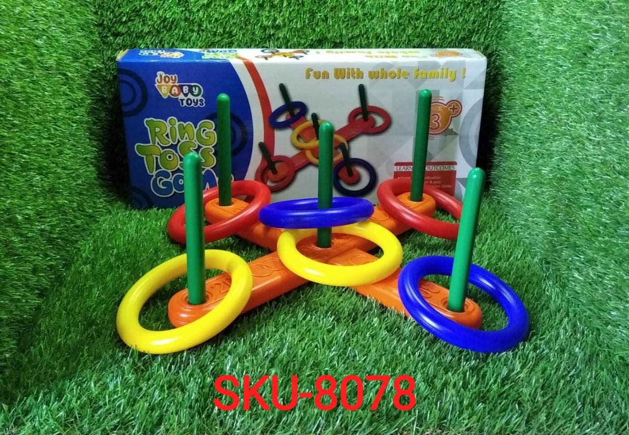 13 Pc Ring Toss Game widely used by children's and kids for playing and enjoying purposes and all in all kinds of household and official places etc. thumbnail 10