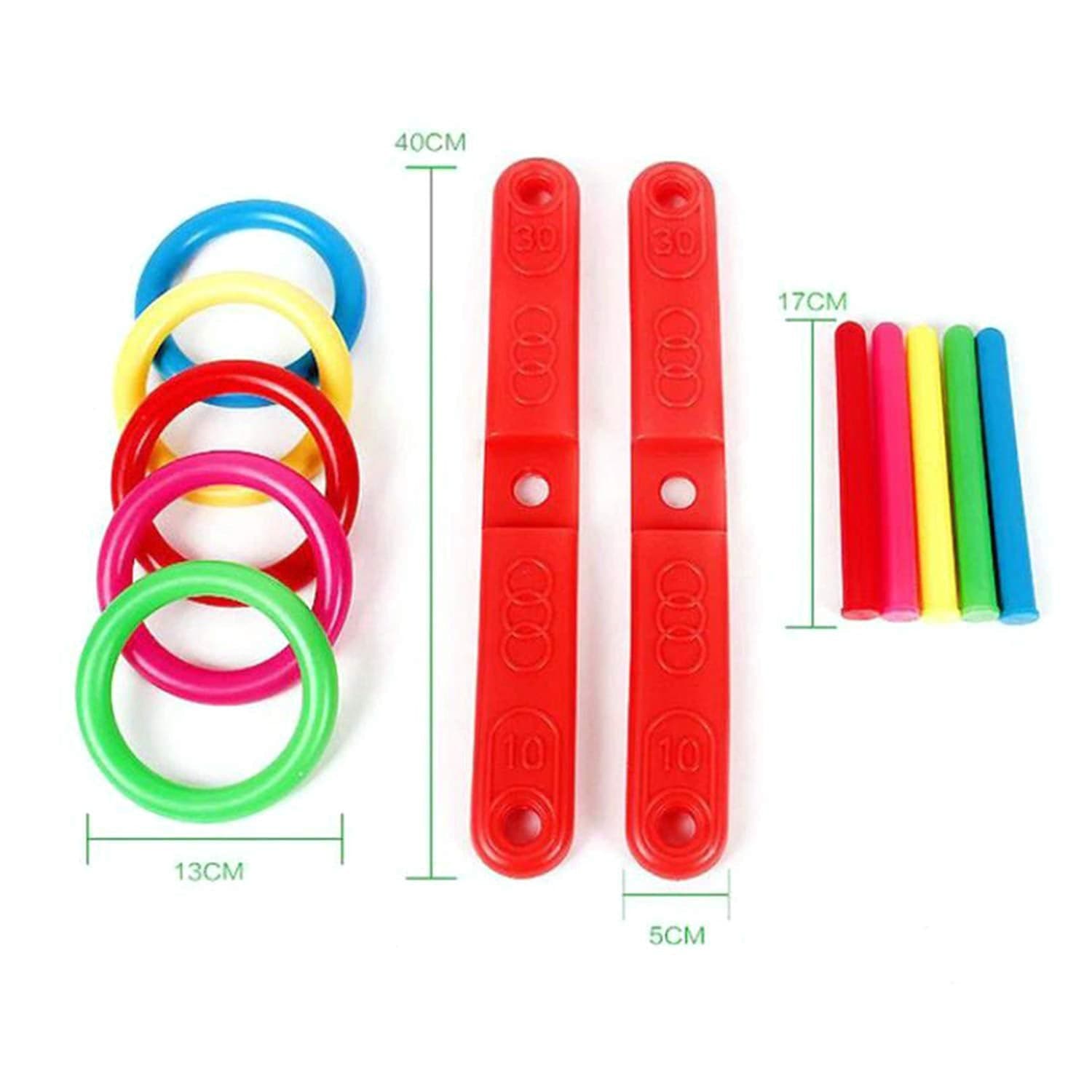 13 Pc Ring Toss Game widely used by children's and kids for playing and enjoying purposes and all in all kinds of household and official places etc. thumbnail 5