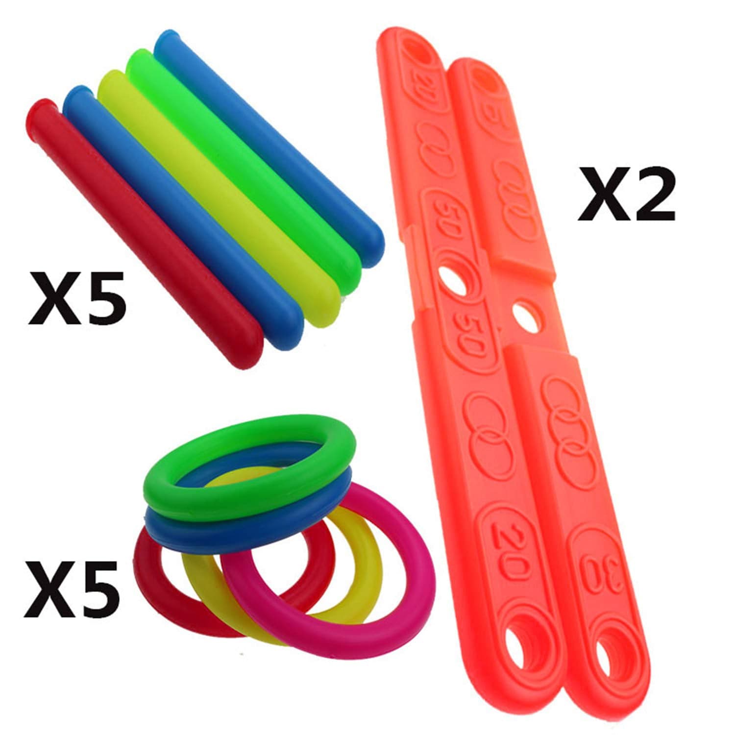 13 Pc Ring Toss Game widely used by children's and kids for playing and enjoying purposes and all in all kinds of household and official places etc. thumbnail 9