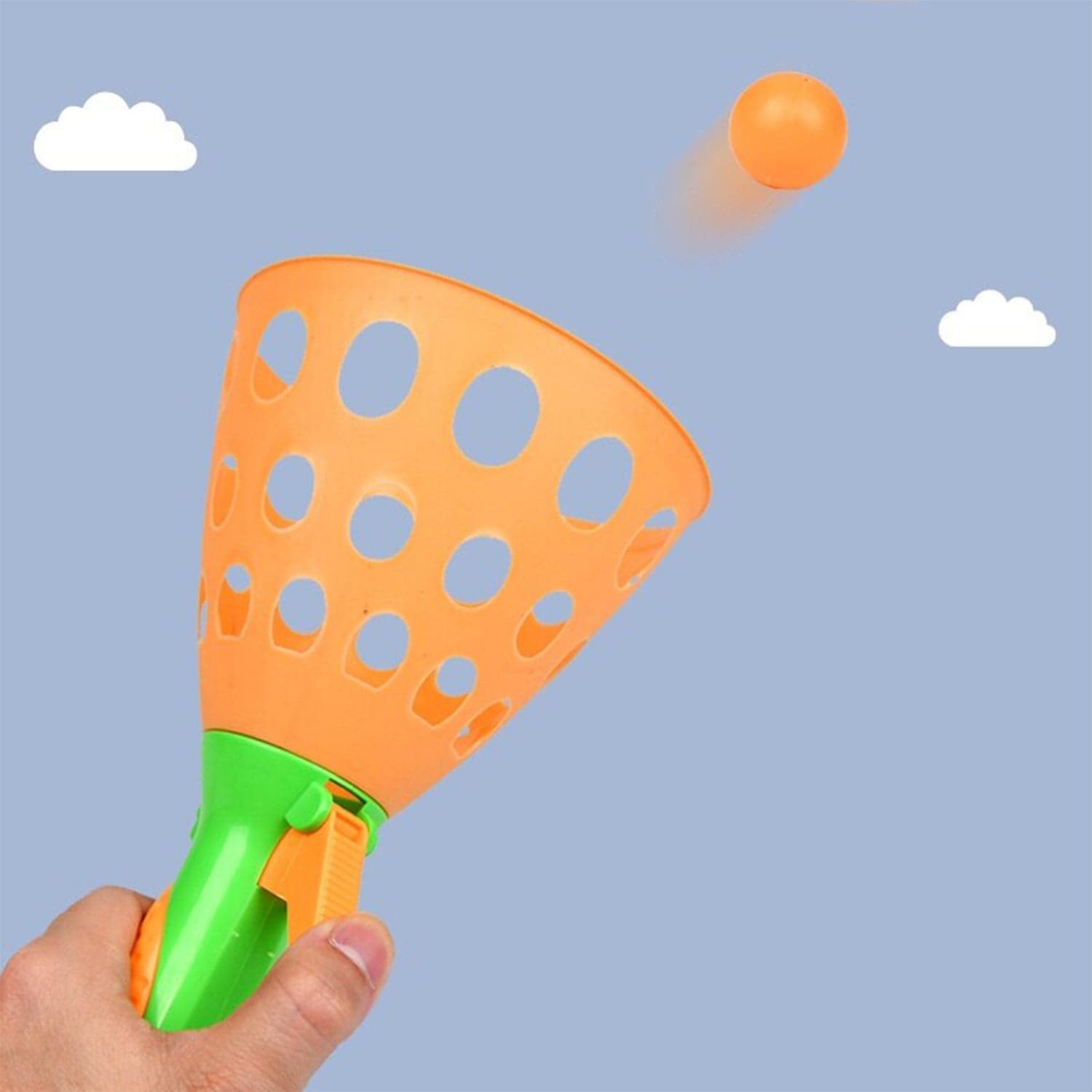 Catapult Butt Ball Toy widely used by kids and childrens for playing and entertainment purposes and all etc. thumbnail 1