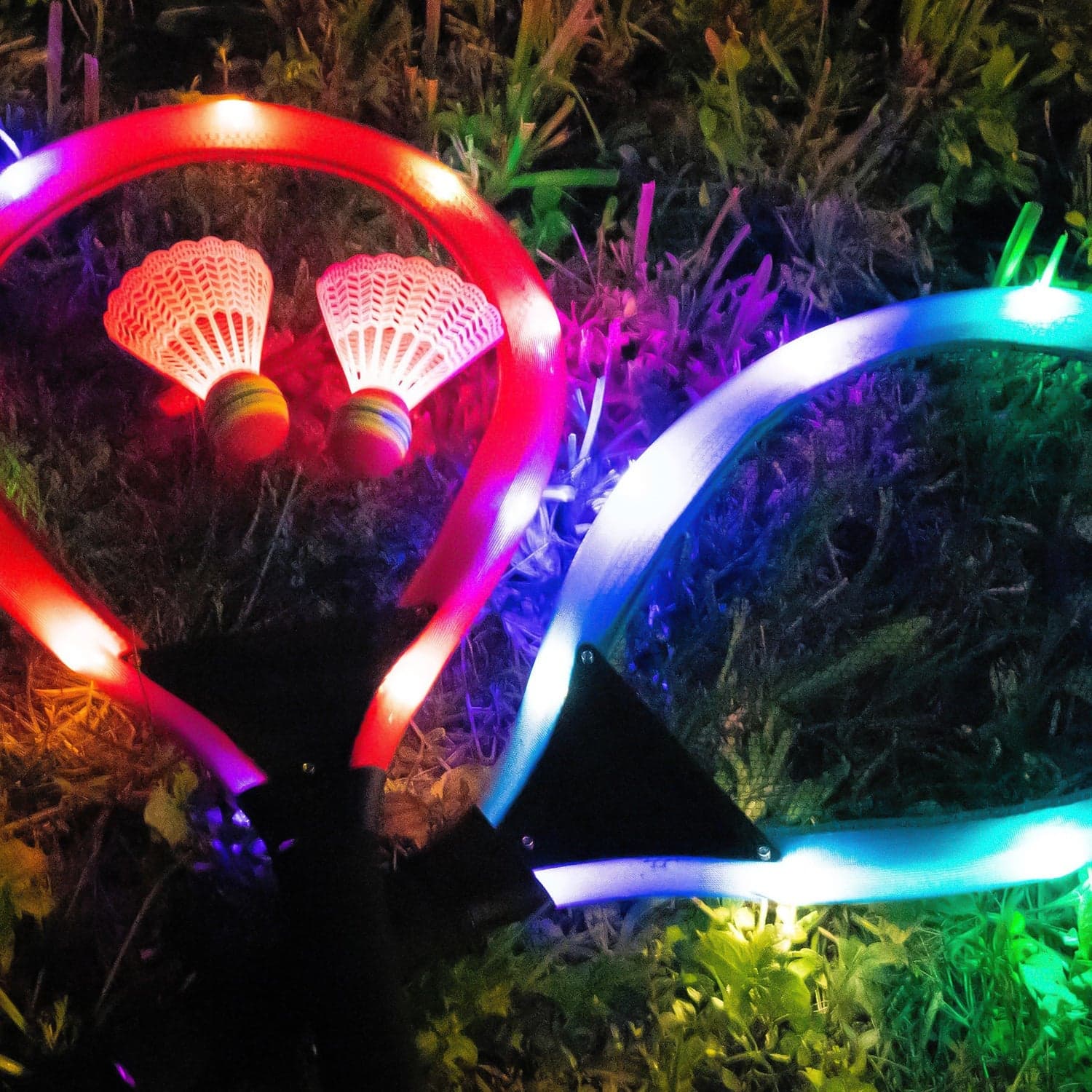 Led Badminton Set For Playing Purposes Of Kids And Children's. thumbnail 1
