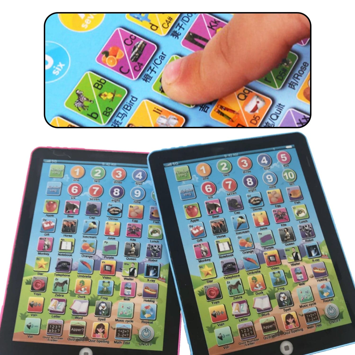 Kids Learning Tablet Pad For Learning Purposes Of Kids And Children's. thumbnail 1