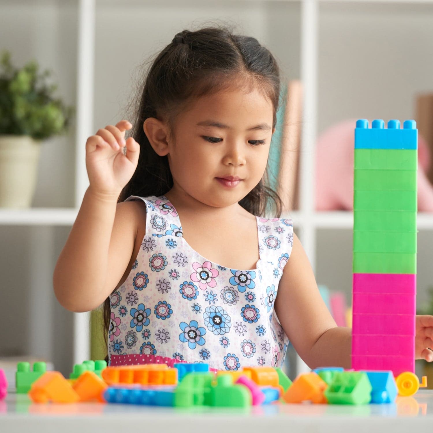 Multicolor Kids' Block Set for Fun & Learning (60 Pieces) thumbnail 1