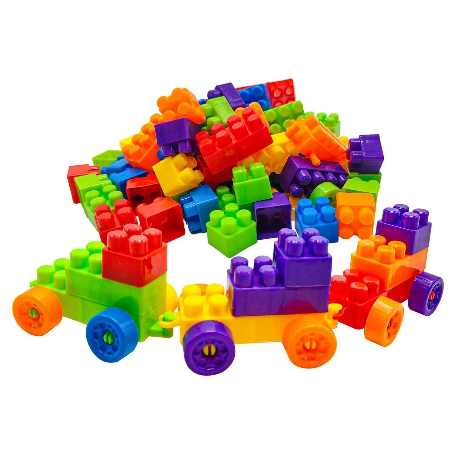 Multicolor Kids' Block Set for Fun & Learning (60 Pieces) thumbnail 5