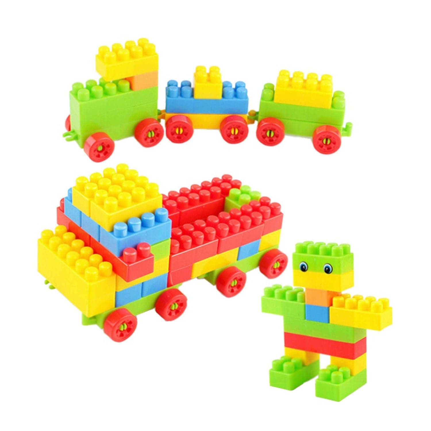 Multicolor Kids' Block Set for Fun & Learning (60 Pieces) thumbnail 7