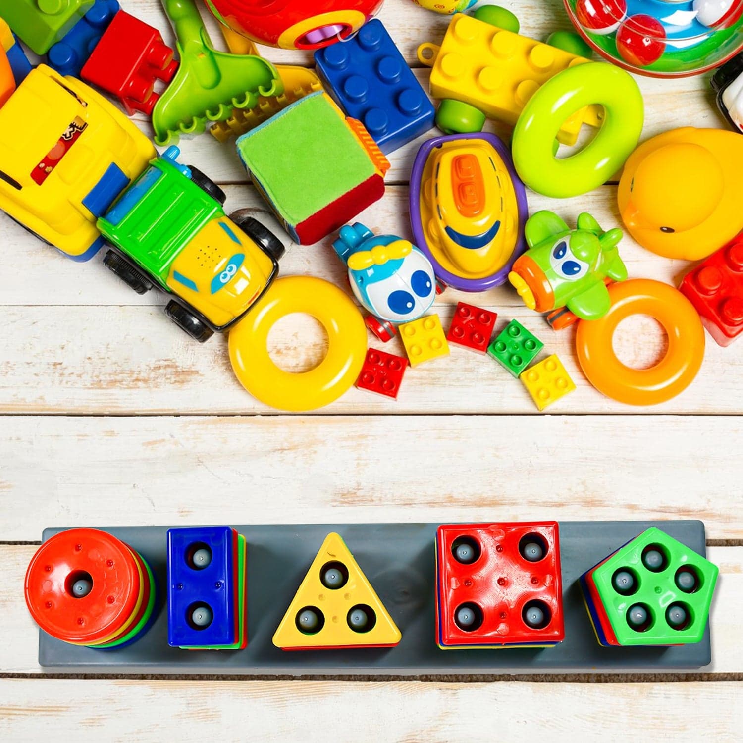 Geometric Brick - 5 Angle Matching Column Blocks for Kids - Preschool Educational Learning Toys. thumbnail 7