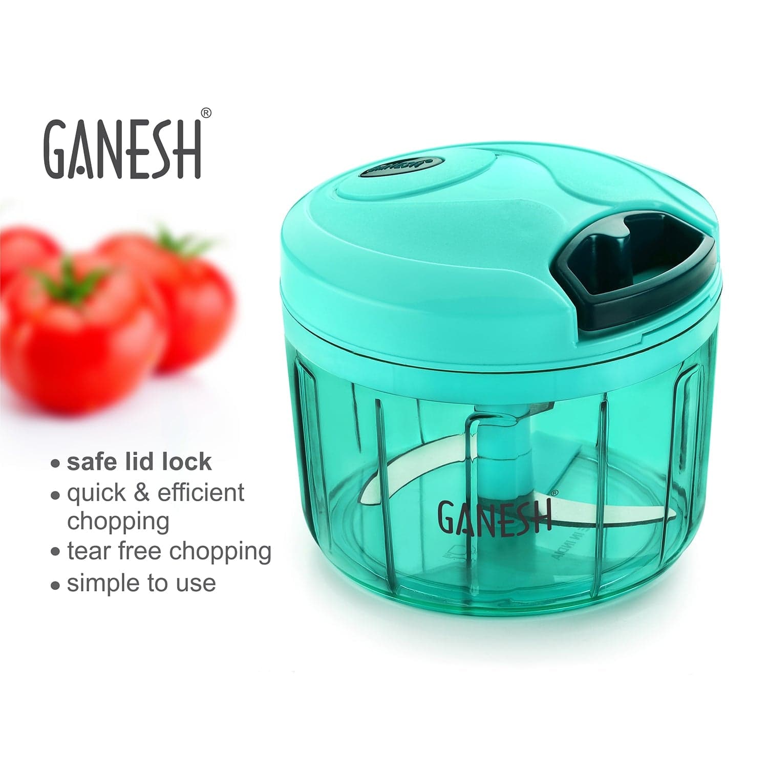 Ganesh Quick Vegetable Chopper (1 Unit Chopper)(725 Ml) thumbnail 8