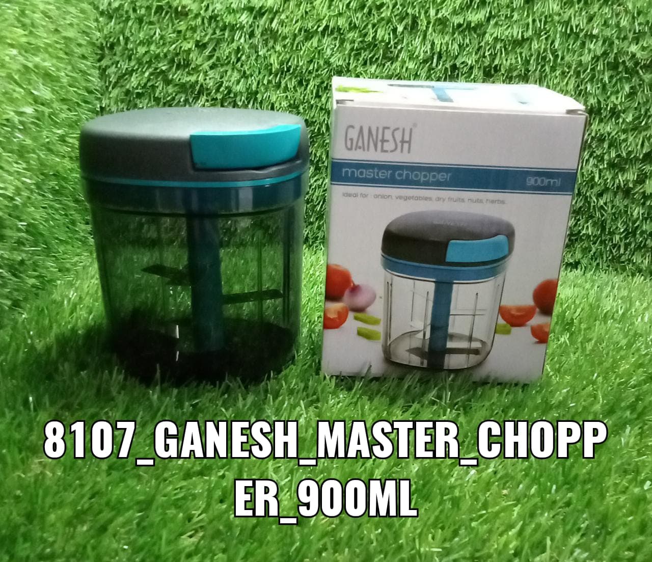 Ganesh Master Chopper with 5 Stainless Steel Blades, XL Large Jumbo Chopper (900 Ml) thumbnail 9