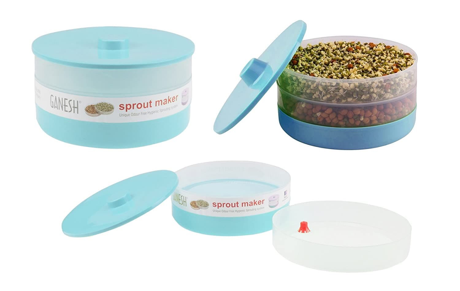 Ganesh Sprout Maker Bean Bowl (1800 Ml) thumbnail 4