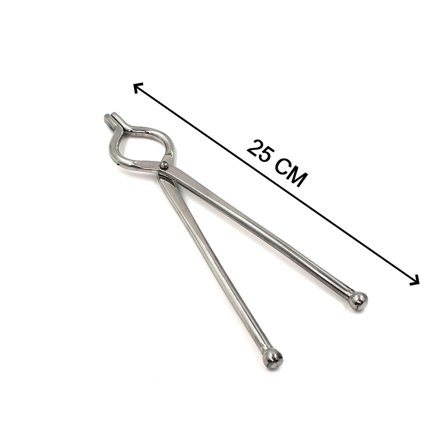 Ganesh Premium Quality Unbreakable Stainless Steel Goti Sandsi / Sansi / Pakkad / Pincer / Chimta / Tongs / Utensil Holder Smart Kitchen Tool - 8mm thumbnail 5
