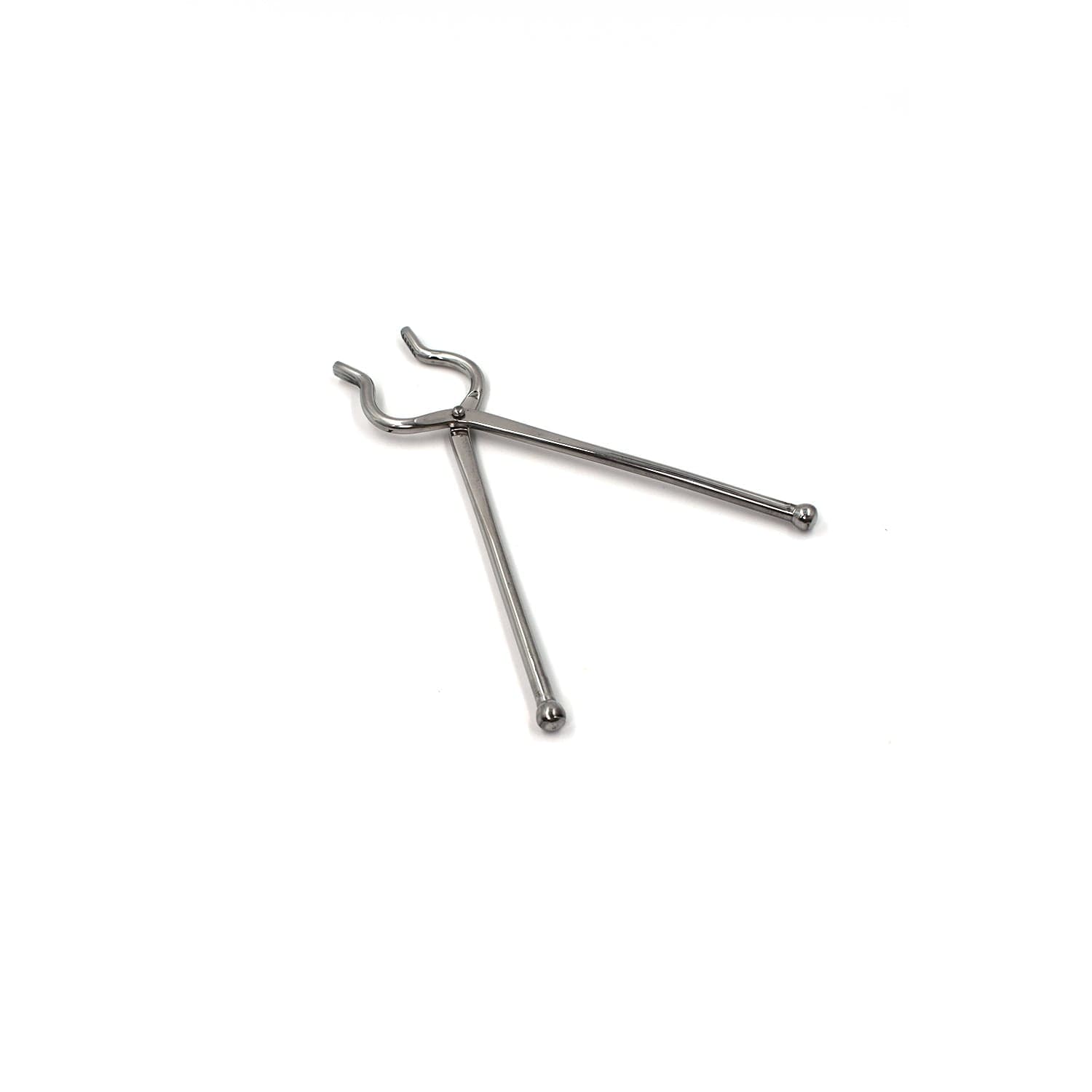 Ganesh Premium Quality Unbreakable Stainless Steel Goti Sandsi / Sansi / Pakkad / Pincer / Chimta / Tongs / Utensil Holder Smart Kitchen Tool - 8mm thumbnail 6