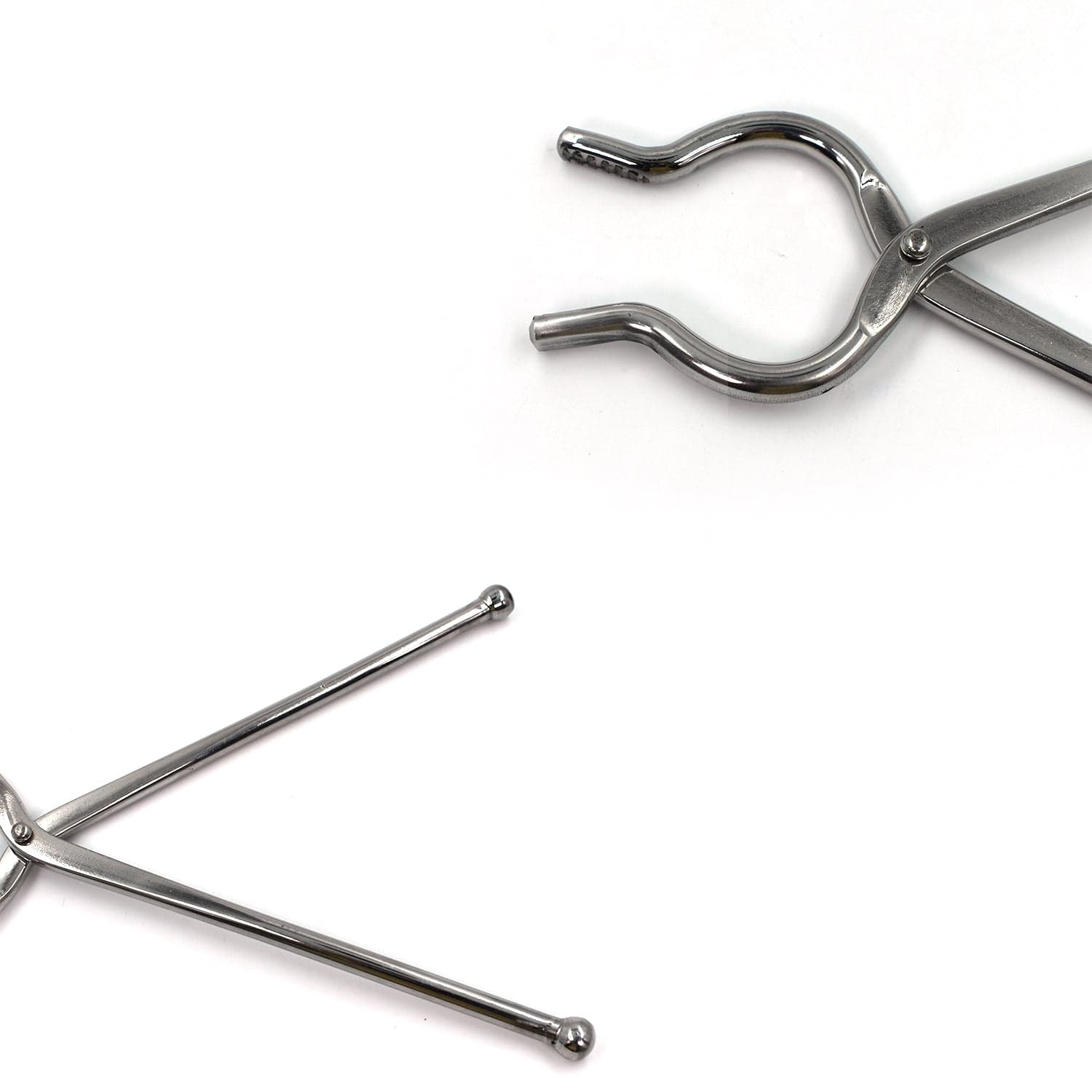 Ganesh Premium Quality Unbreakable Stainless Steel Goti Sandsi / Sansi / Pakkad / Pincer / Chimta / Tongs / Utensil Holder Smart Kitchen Tool - 8mm thumbnail 7