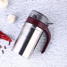 Oil Dispenser Stainless Steel with small nozzle 500ML Oil Container.