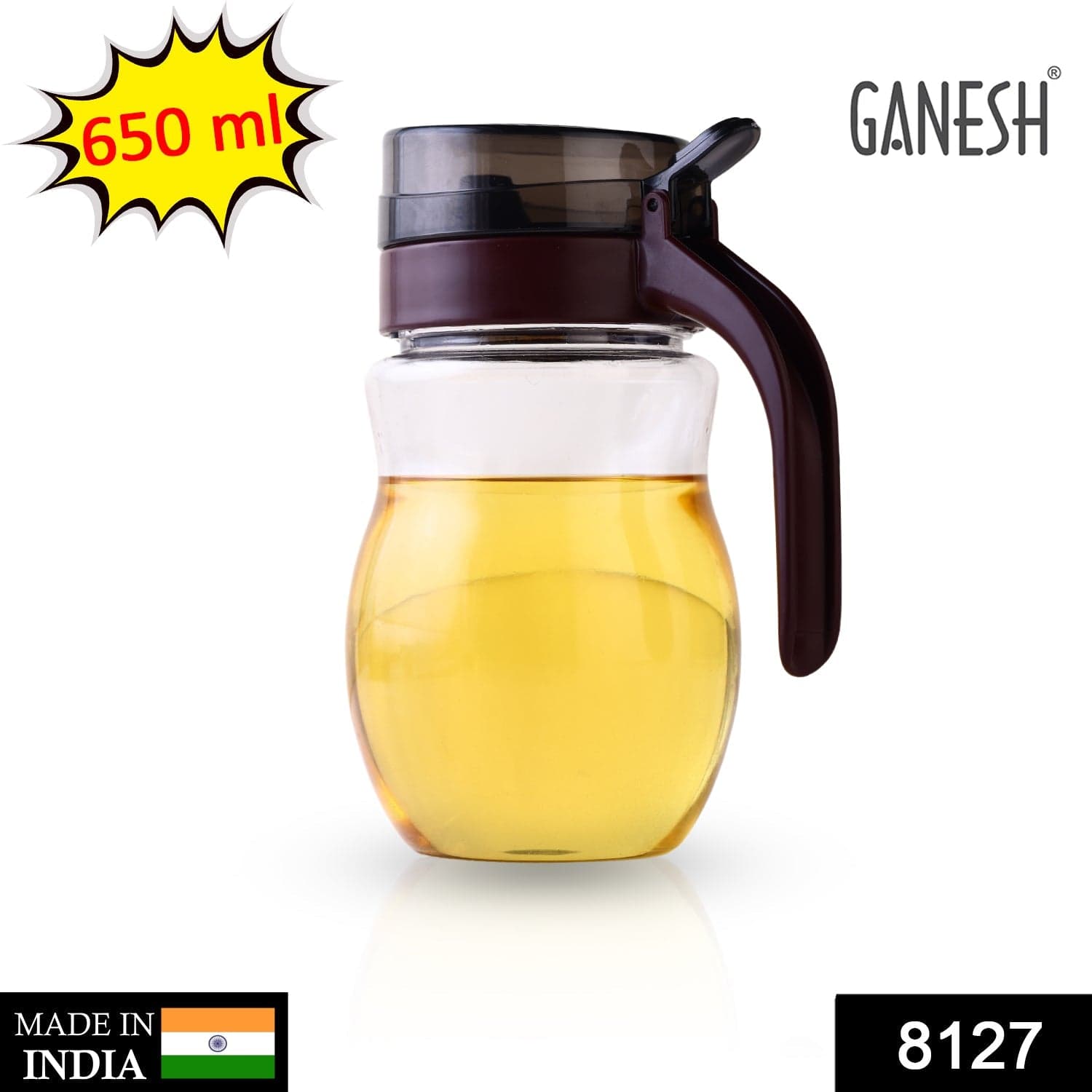 Oil Dispenser Stainless Steel with small nozzle 650ml thumbnail 2