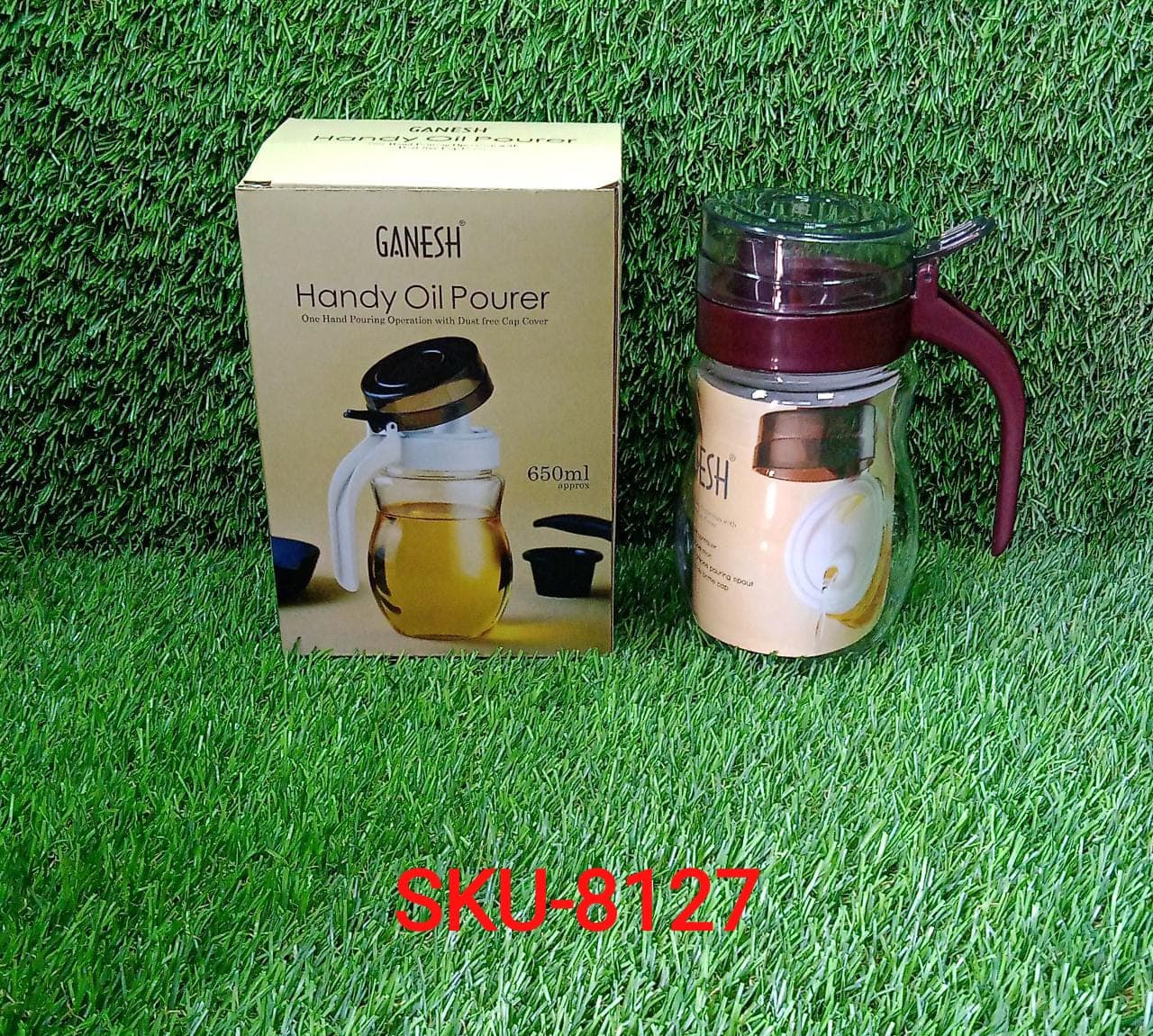 Oil Dispenser Stainless Steel with small nozzle 650ml thumbnail 8