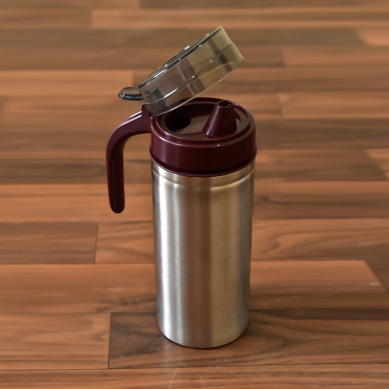 Oil Dispenser Stainless Steel with small nozzle 750ml thumbnail 1