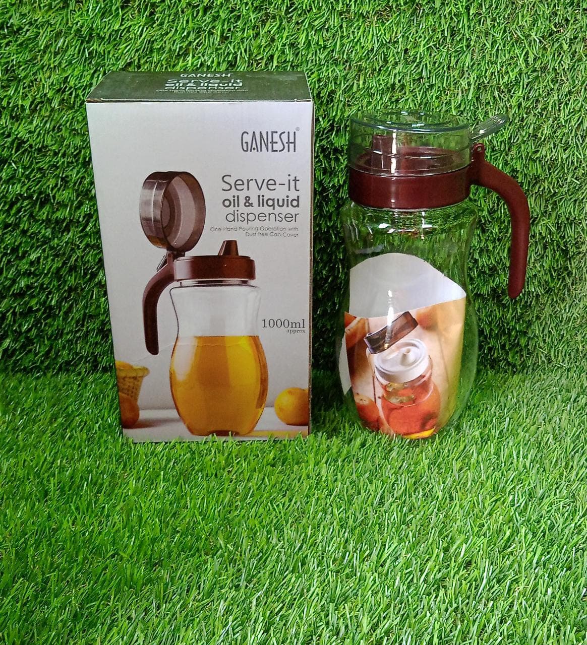 Oil Dispenser Stainless Steel with small nozzle 1000ml thumbnail 8