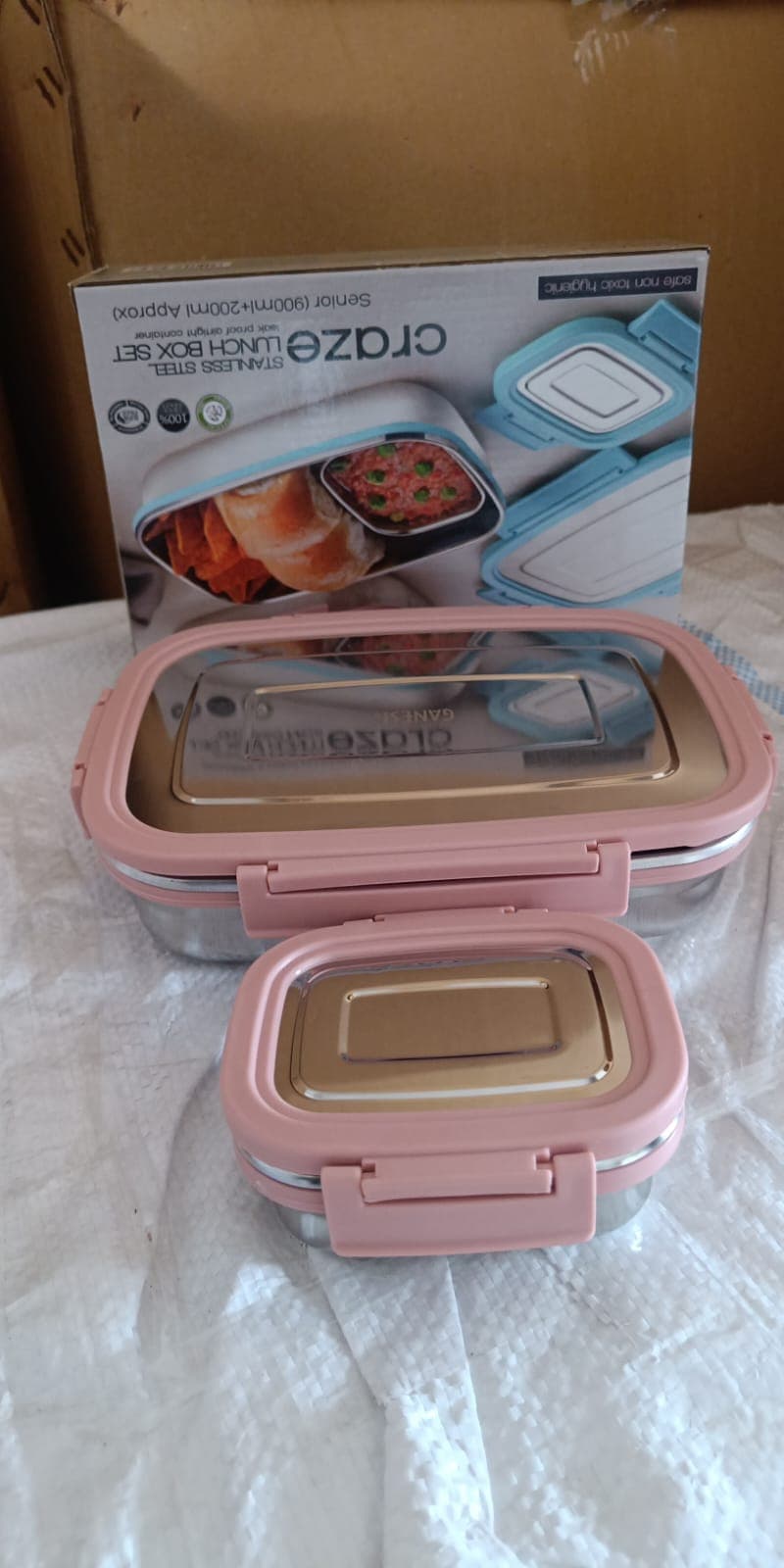 stainless Steel Lunch Pack for Office & School Use thumbnail 8