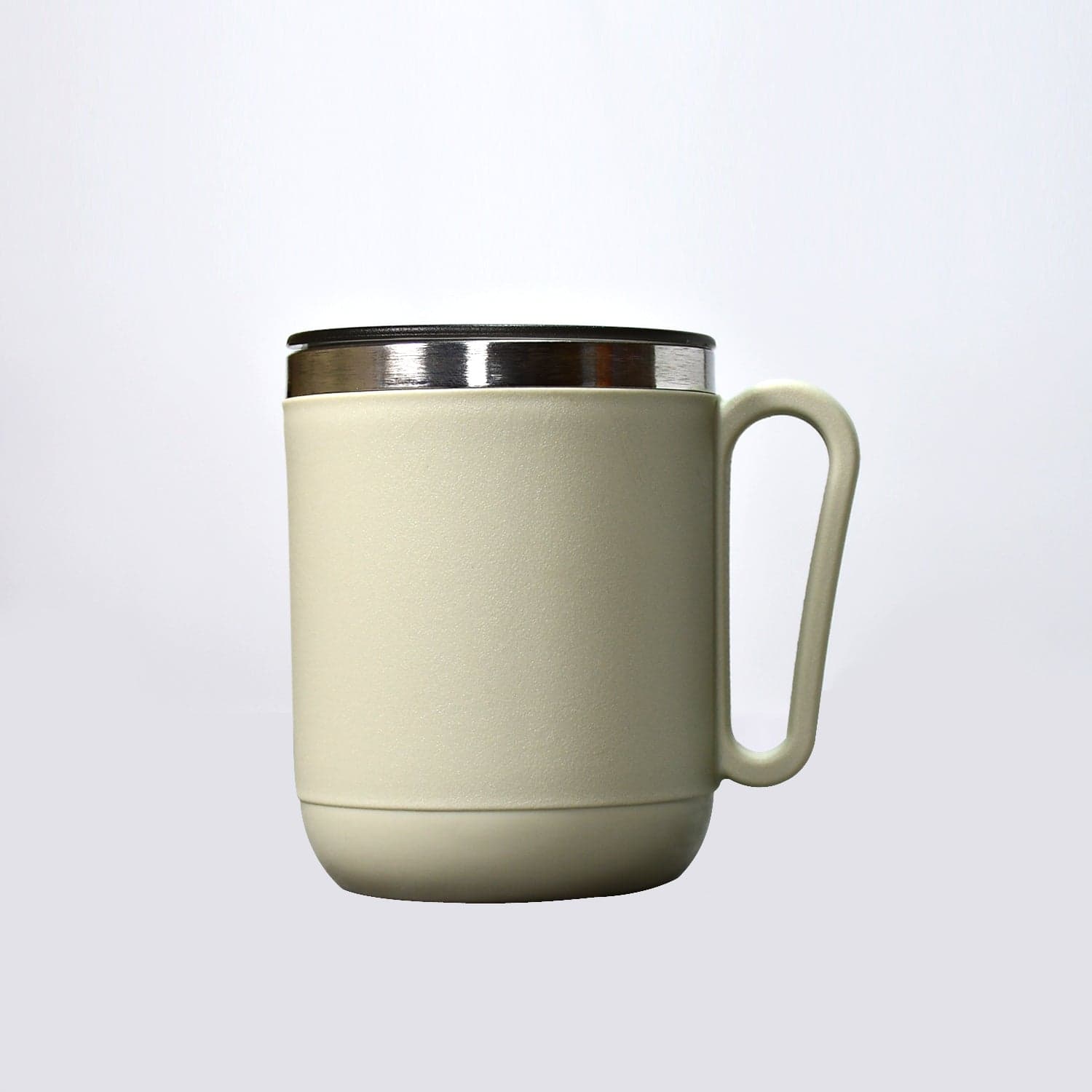 Ganesh Premium Stainless Steel Coffee Mug with heat resistant mug lid. Approx 400Ml mug. thumbnail 9