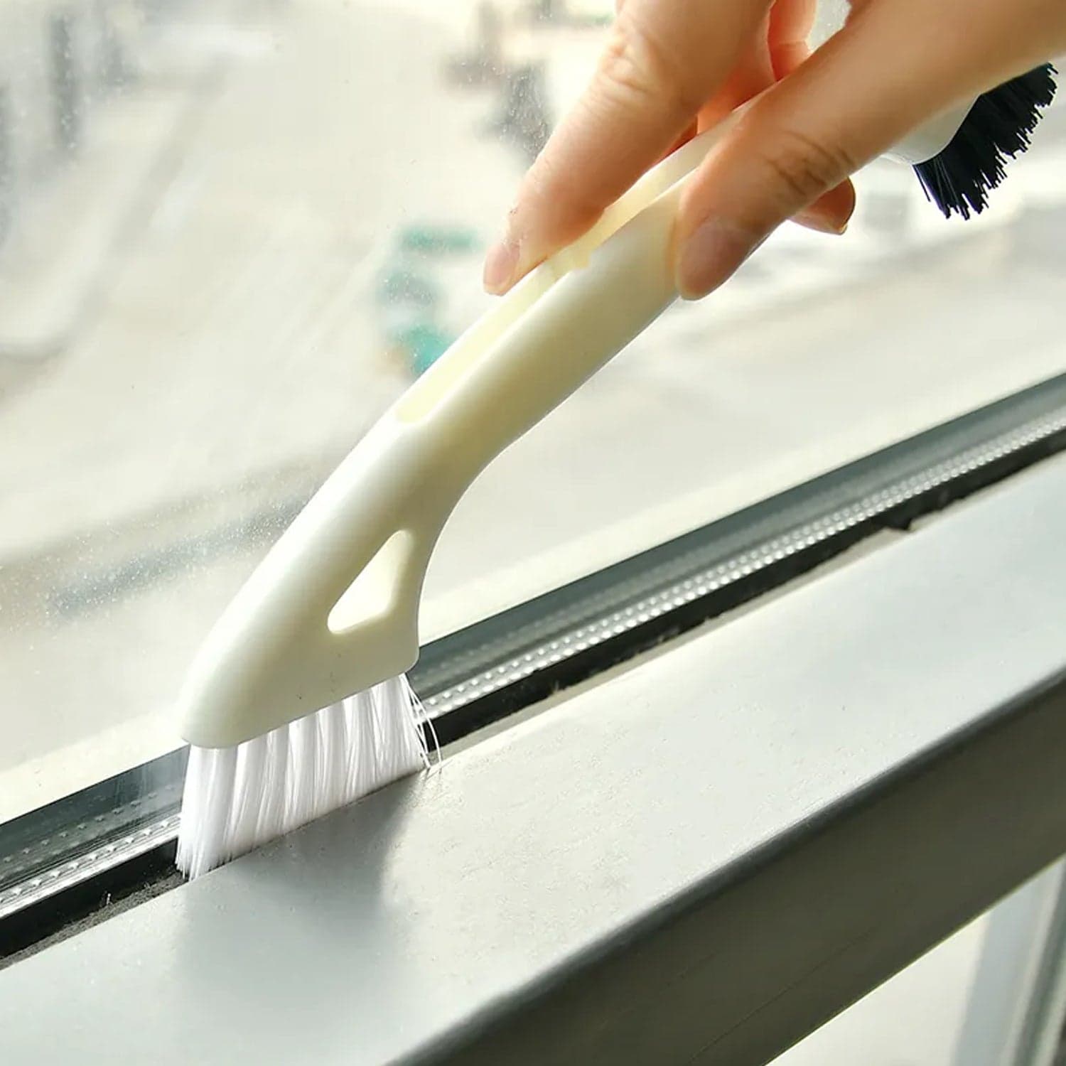 Multi Purpose Double Side Twin Cleaning Brush For Home & Clening Brush (1 Pc) thumbnail 3