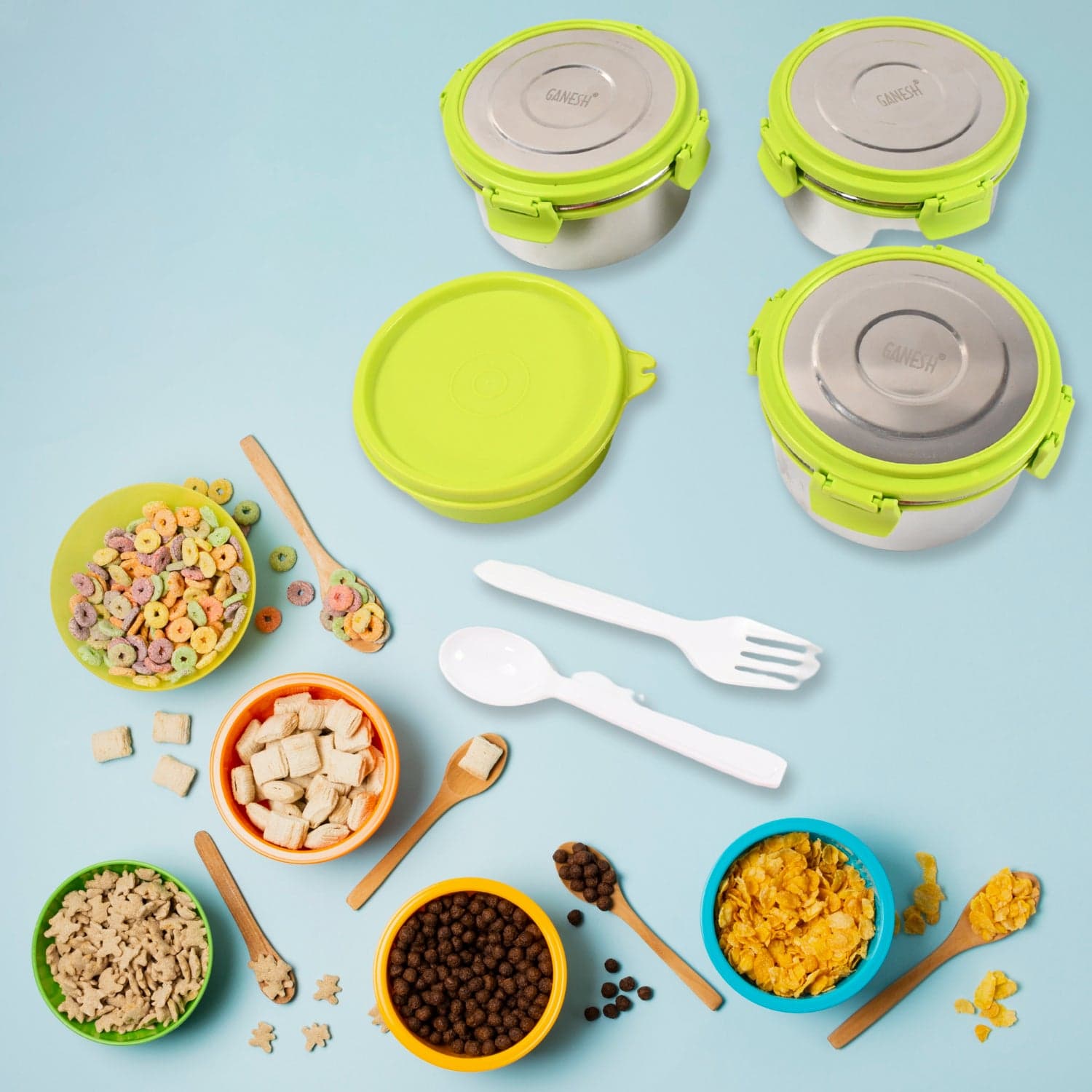 Stainless Steel Tiffin Lunch Box Container thumbnail 6