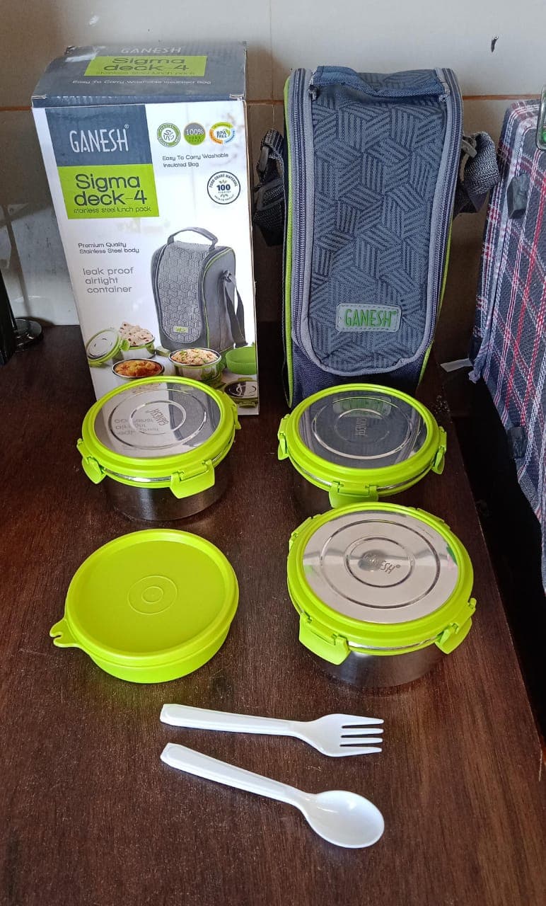 Stainless Steel Tiffin Lunch Box Container thumbnail 7