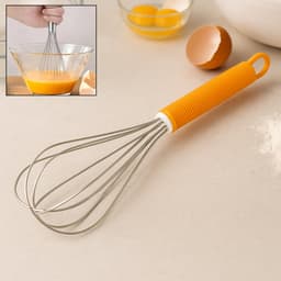 Stainless Steel Manual Whisk of Cream, Flour & Egg Mixer (16 Cm)