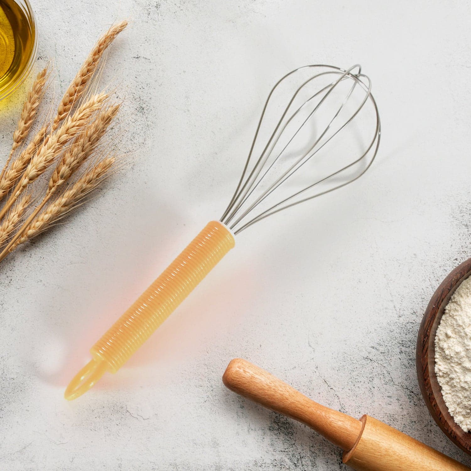 Stainless Steel Manual Whisk of Cream, Flour & Egg Mixer (16 Cm) thumbnail 6