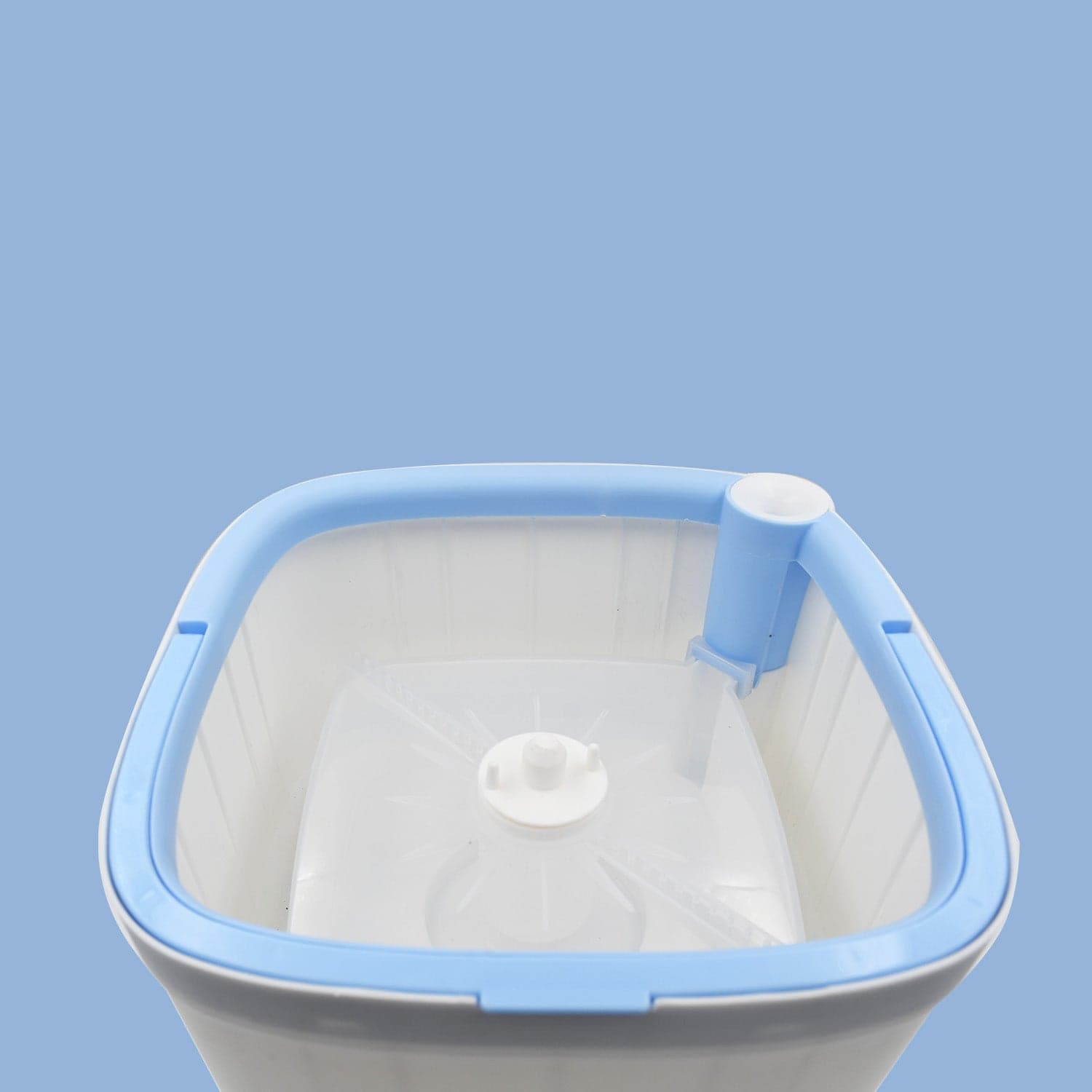 Round Shape Mop Head With 1 Pad Extra Clean Water Spin Mop With Separate Water Bucket thumbnail 5