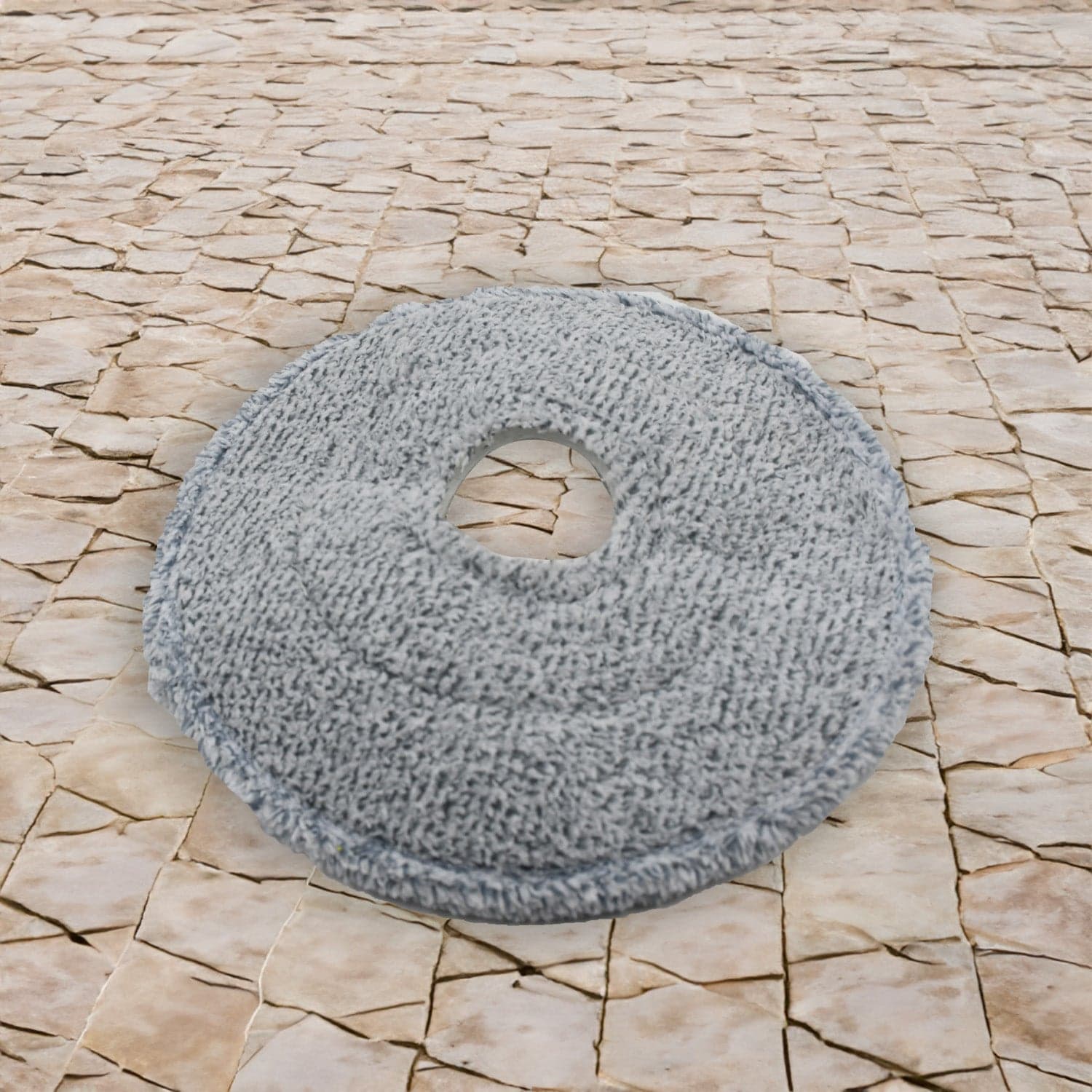 Round Shape Mop Head With 1 Pad Extra Clean Water Spin Mop With Separate Water Bucket thumbnail 6
