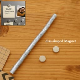 8.9Mmx1.2Mm Small Ferrite Silver Magnets In Disc Shape For Photo Gallery