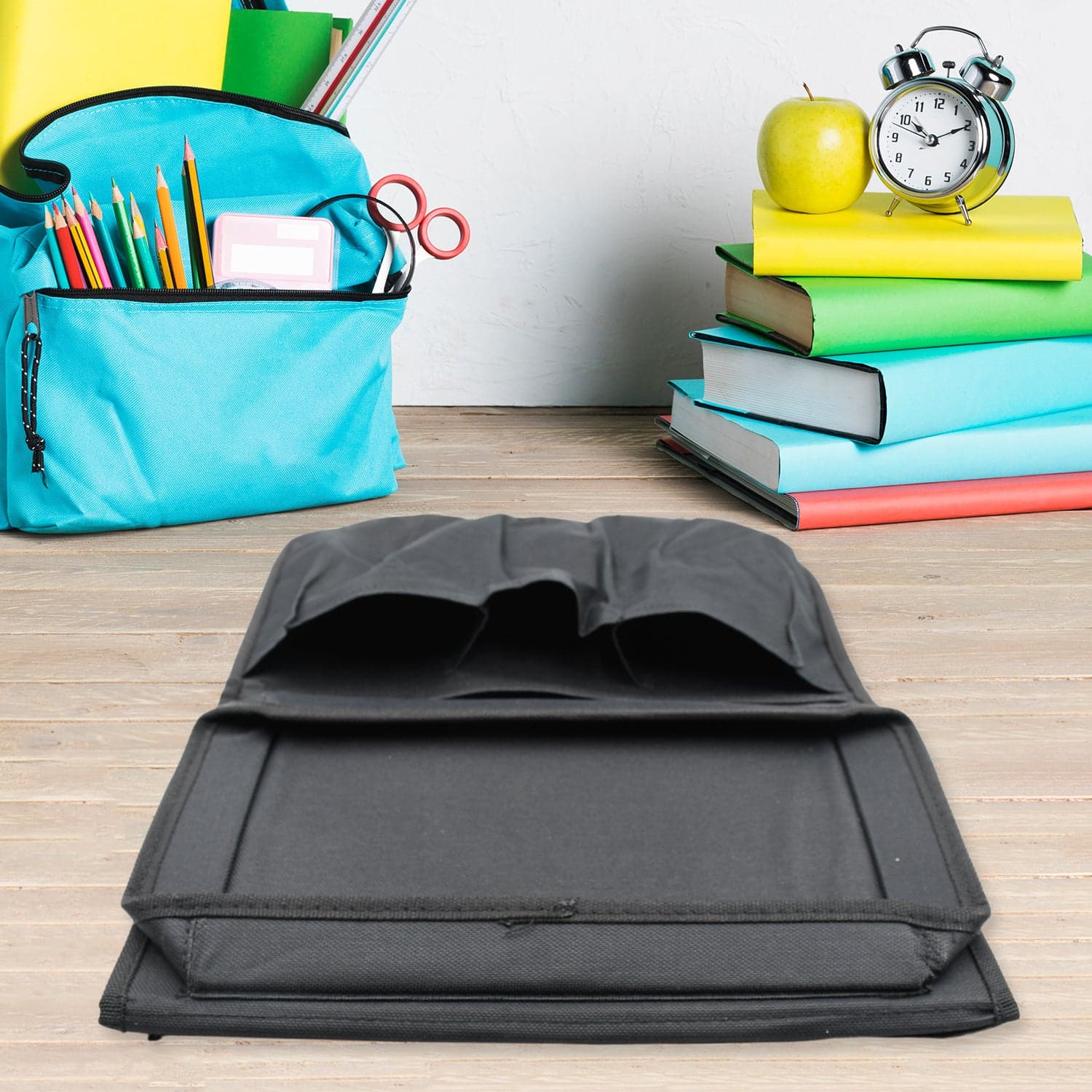 Sofa Arm Rest Hanging Storage Bag, Storage Bag For Sofa Ideal For Sorting Magazines Books (Black) thumbnail 6