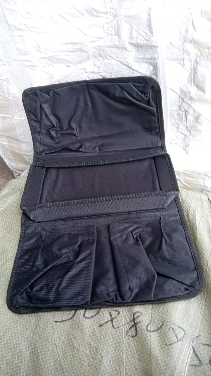 Sofa Arm Rest Hanging Storage Bag, Storage Bag For Sofa Ideal For Sorting Magazines Books (Black) thumbnail 7